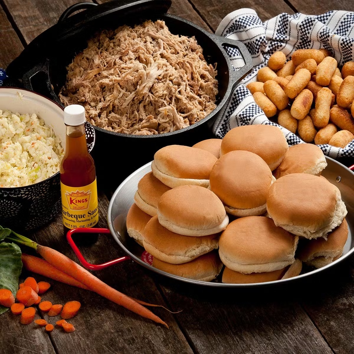 Carolina Pulled Pork Sandwiches