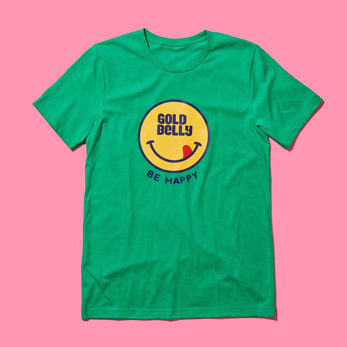 Goldbelly Green Happy T-Shirt