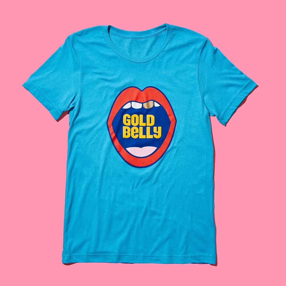 Goldbelly Blue Gold Tooth T-Shirt