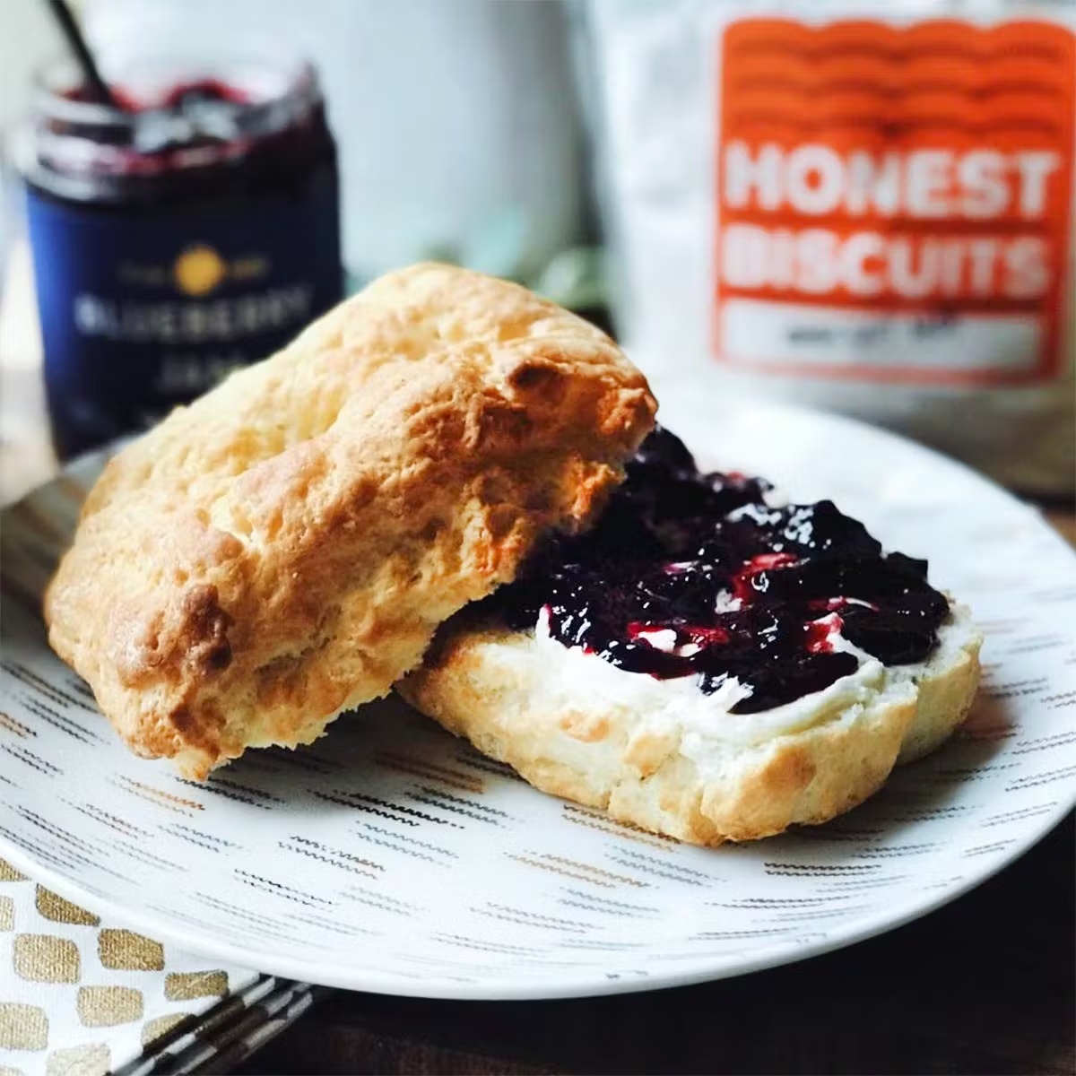 Giant Butterhole Biscuits + Local Jam