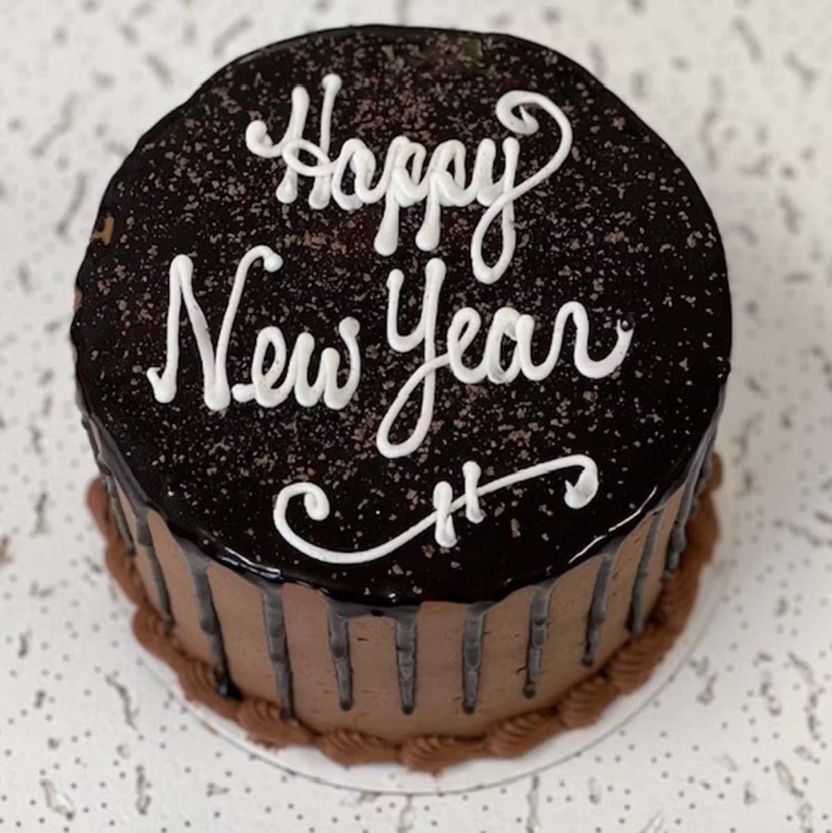 New Year's Chocolate Passion Layer Cake