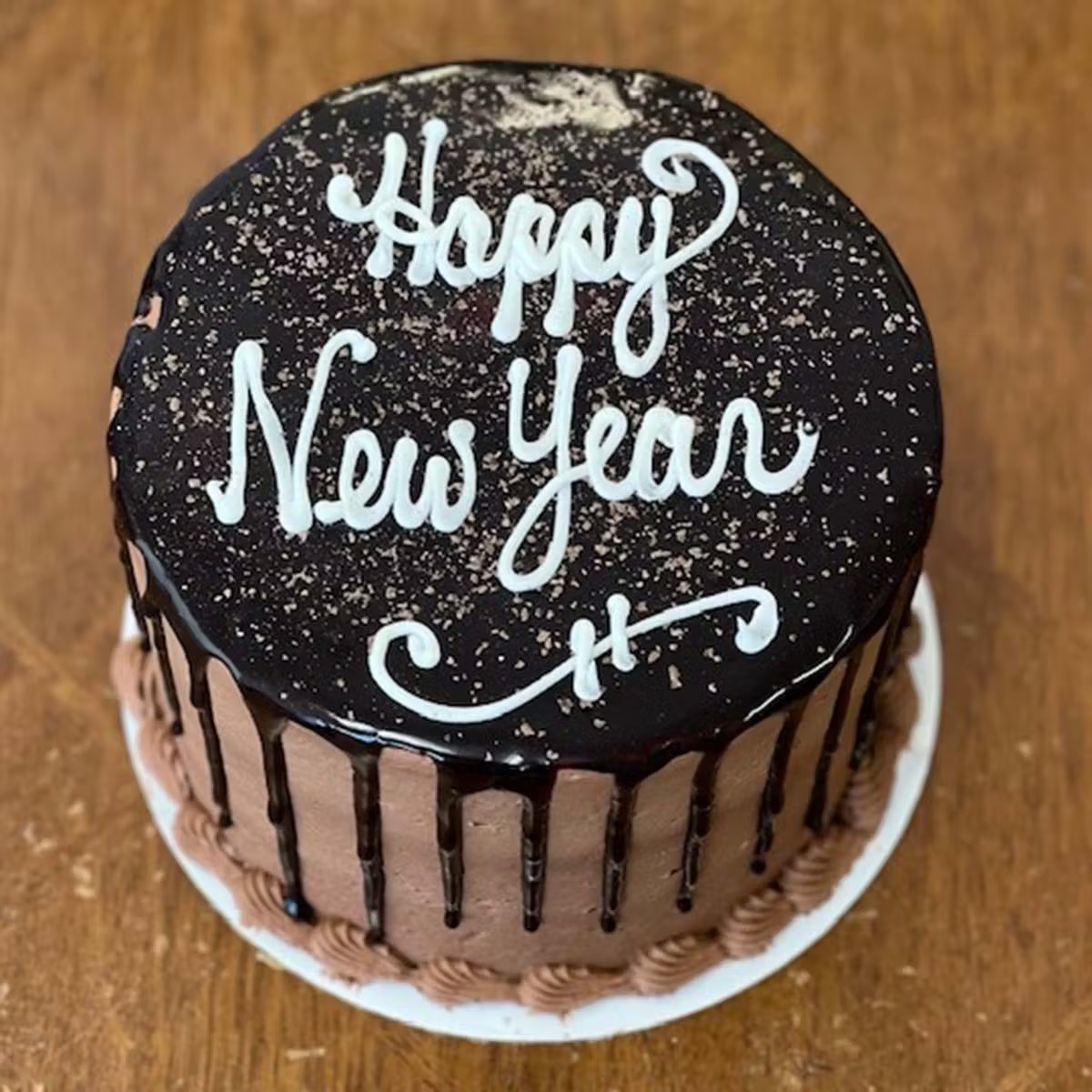 New Year's Chocolate Passion Layer Cake