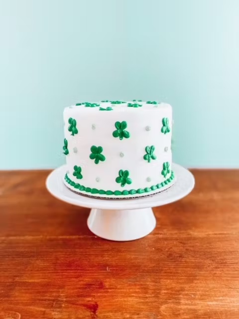 St. Patrick's Day Chocolate Clover Layer Cake