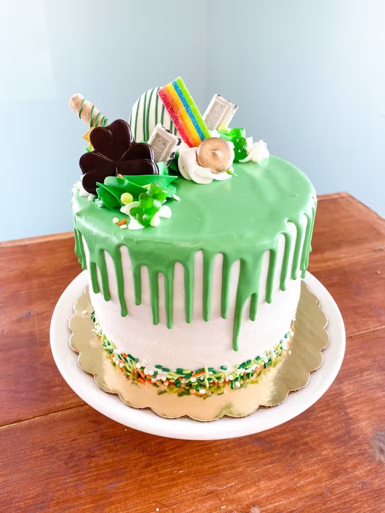 St. Patrick's Day Candy Cake