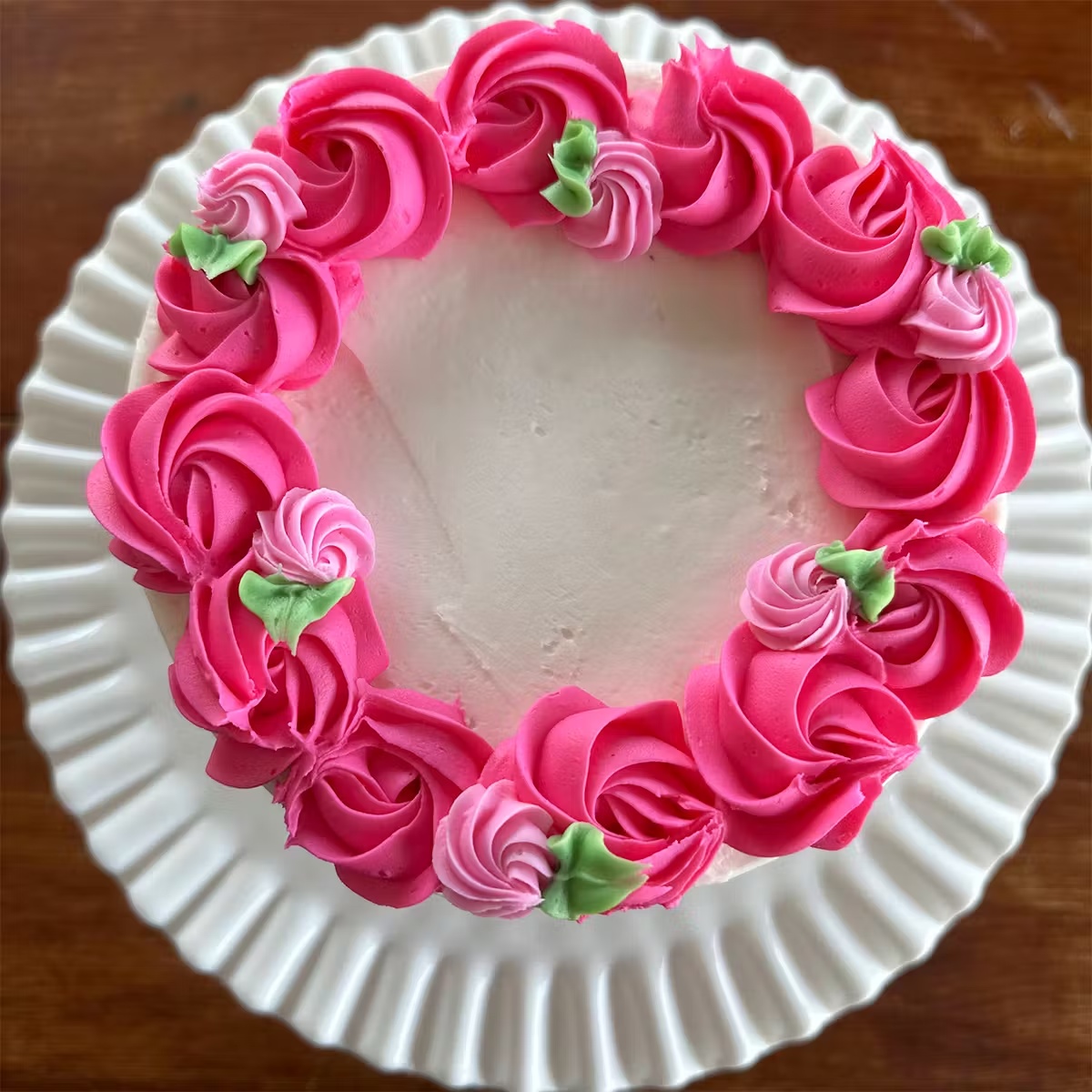 Lemon & Raspberry Sunshine Flower Cake