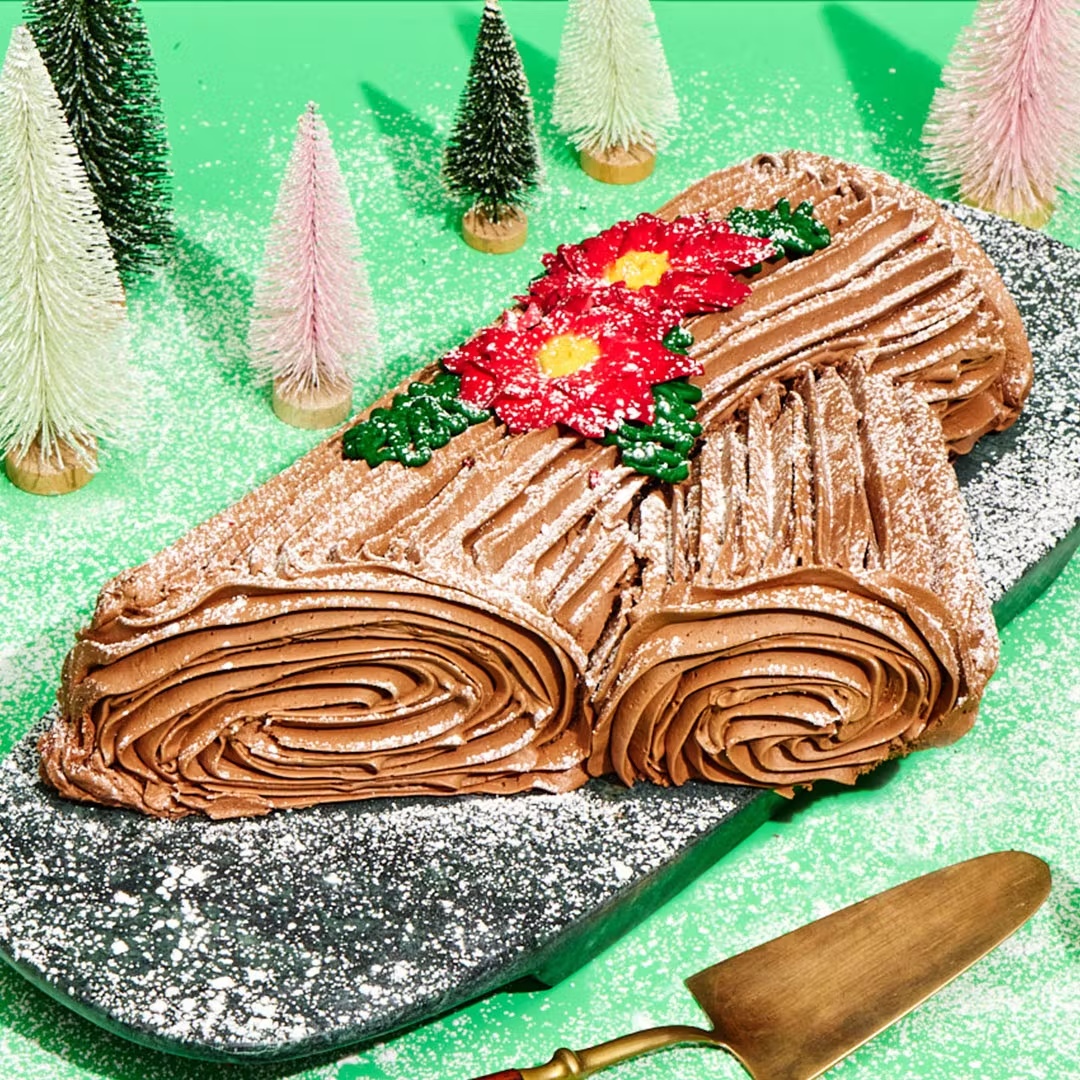 Christmas Yule Log Cake