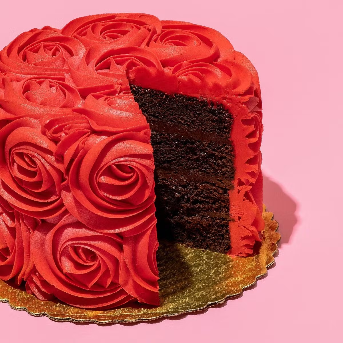 Goldbelly Red Rose Chocolate Cake