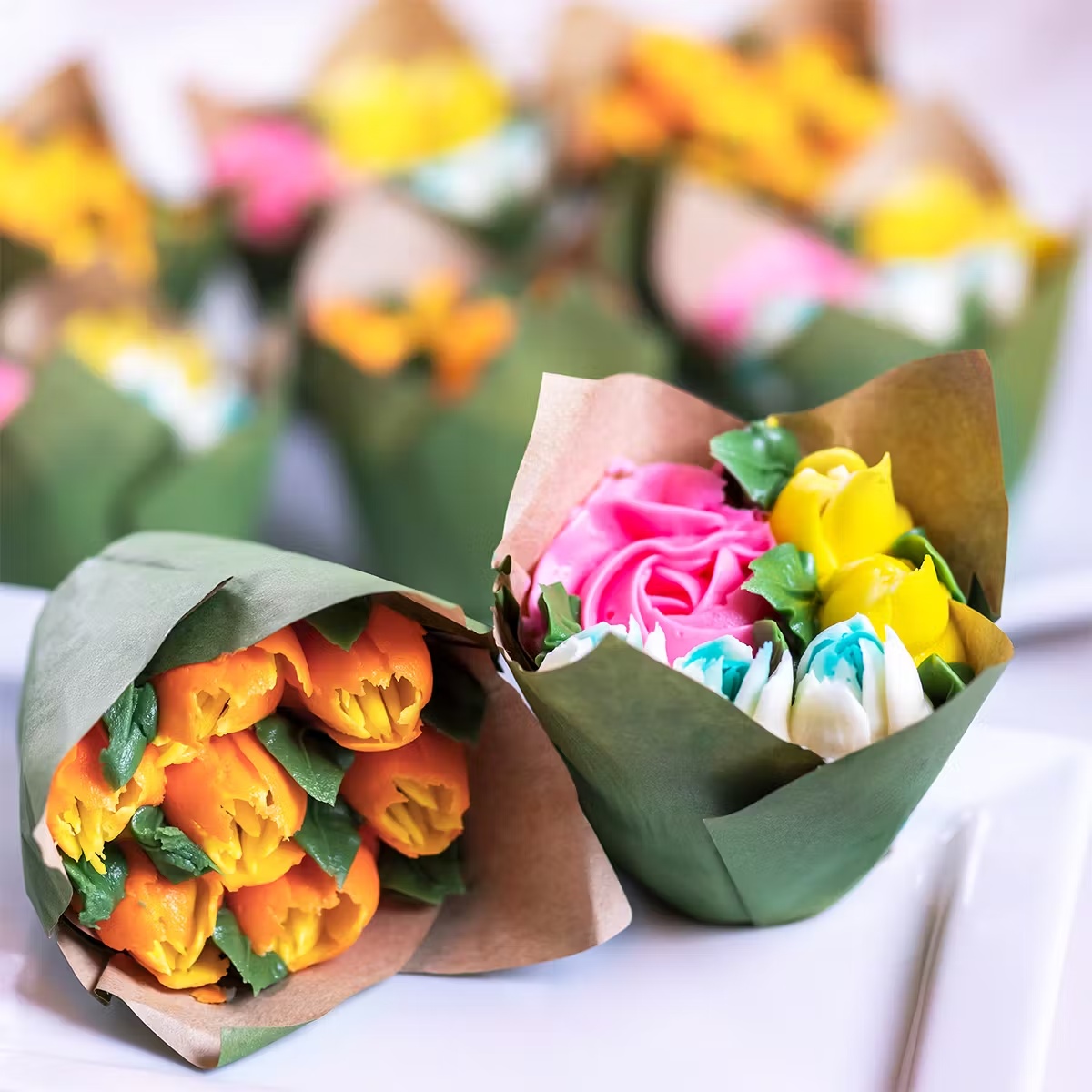 Bouquet Cupcakes - 8 Pack
