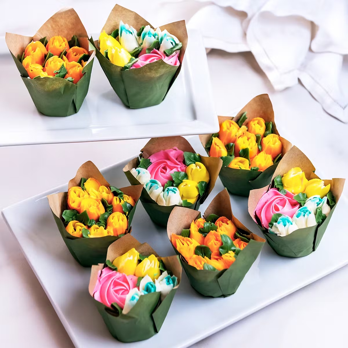 Bouquet Cupcakes - 8 Pack
