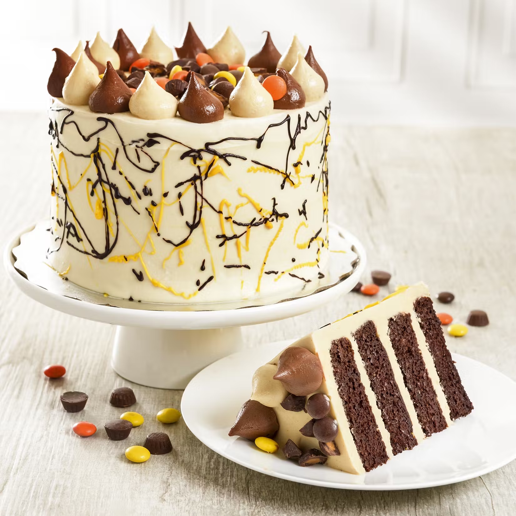 Peanut Butter Cup 4-Layer Cake