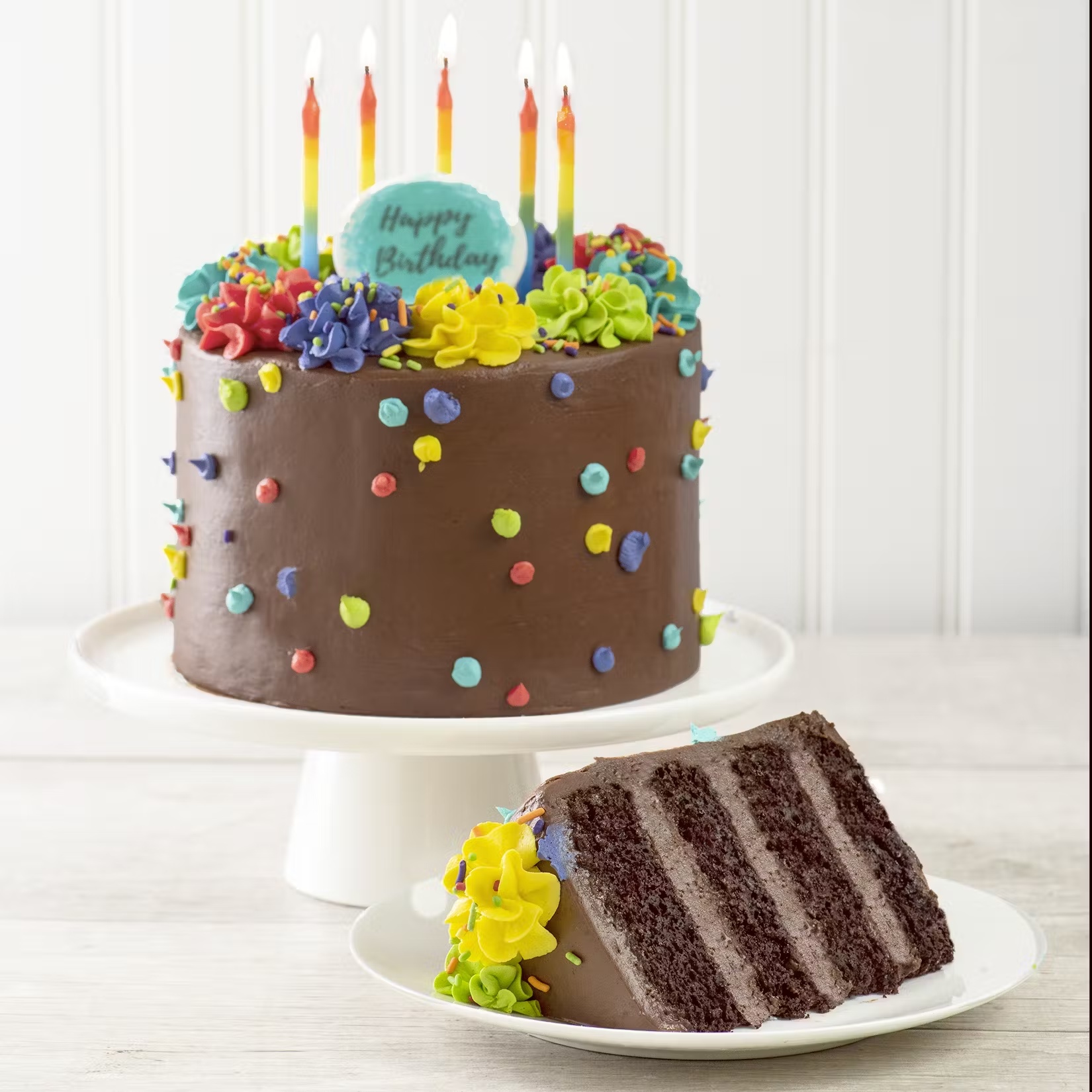 Birthday Celebration Chocolate Layer Cake