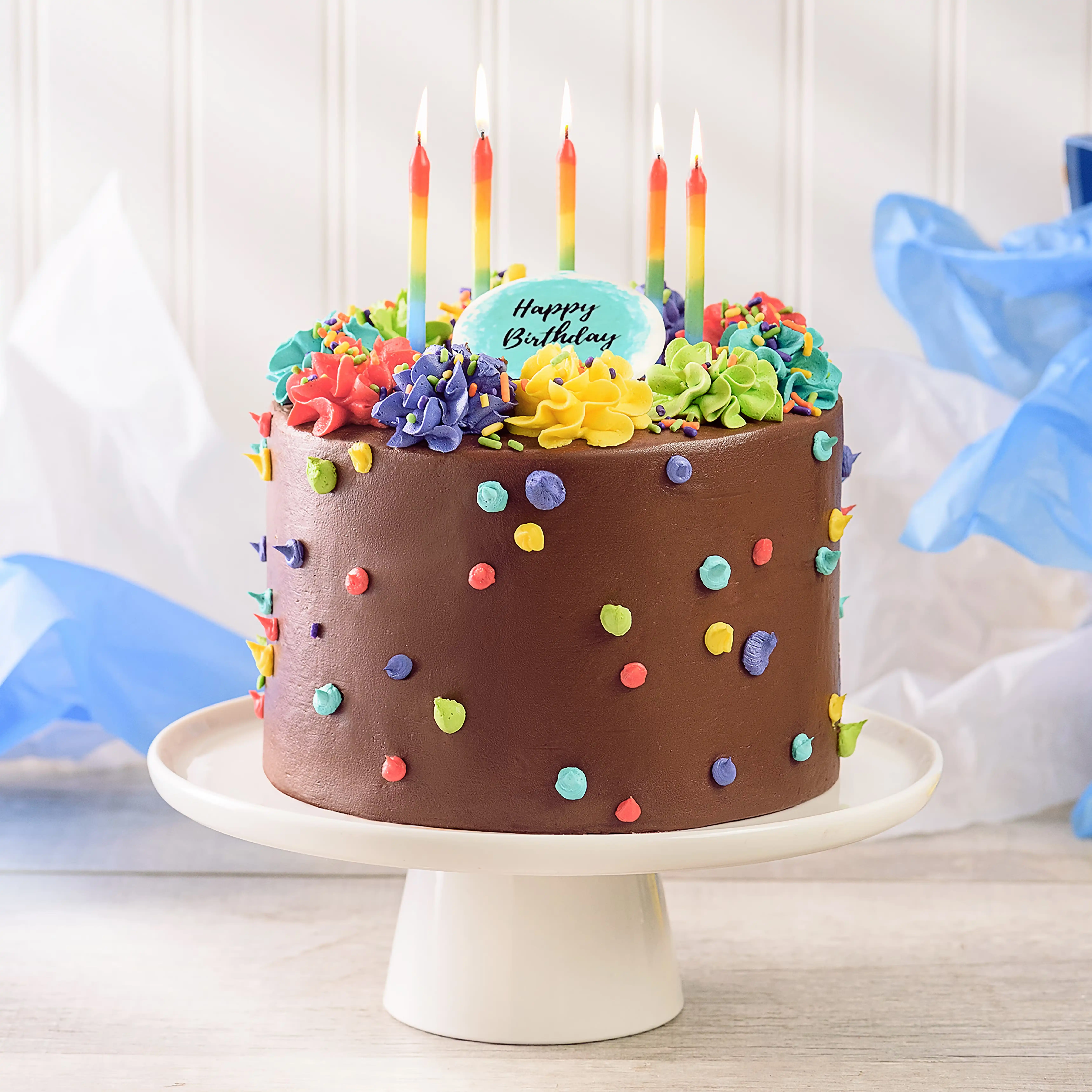 Birthday Celebration Chocolate Layer Cake