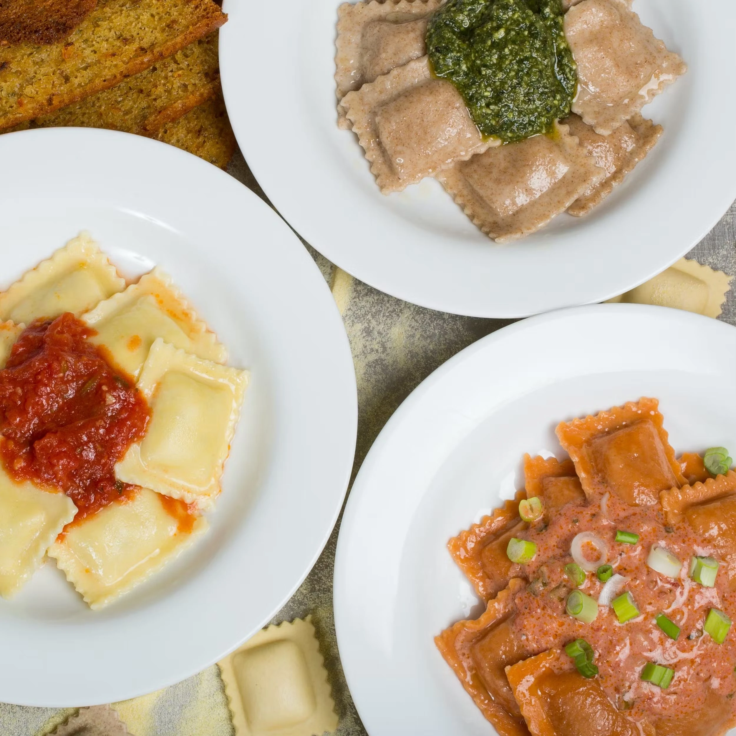 Choose Your Own Ravioli + Sauce - 3 Pack