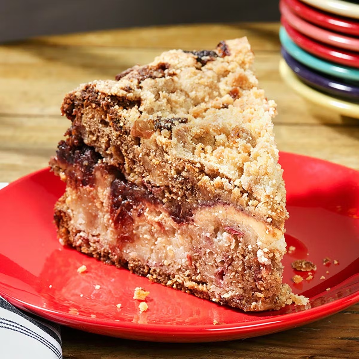 Cranberry Cream Cheese Coffee Cake