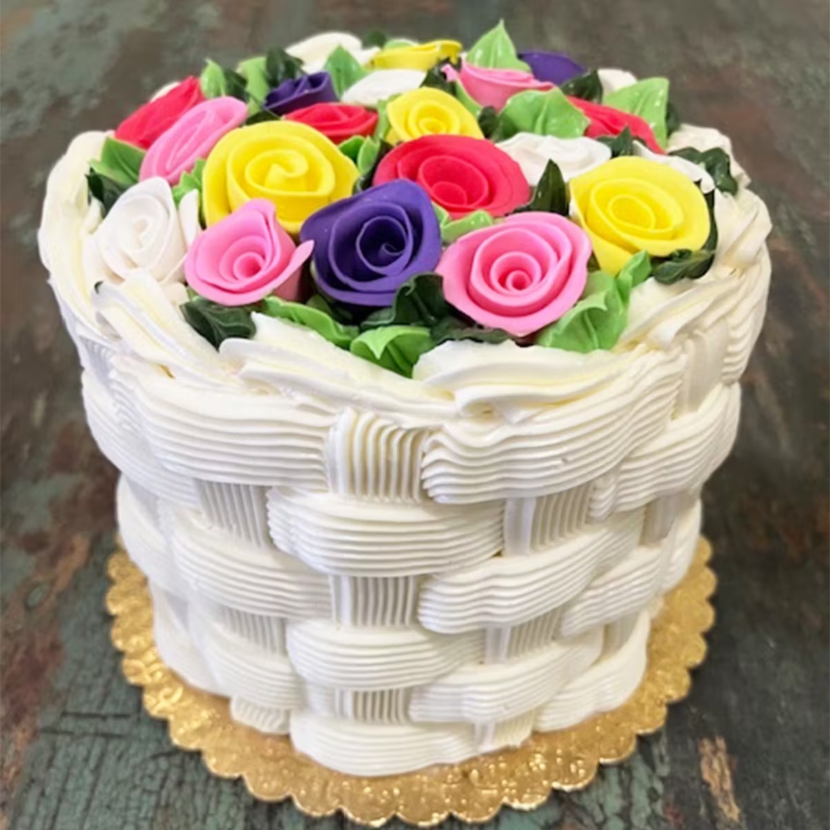 Mother's Day Lemon Basket Cake