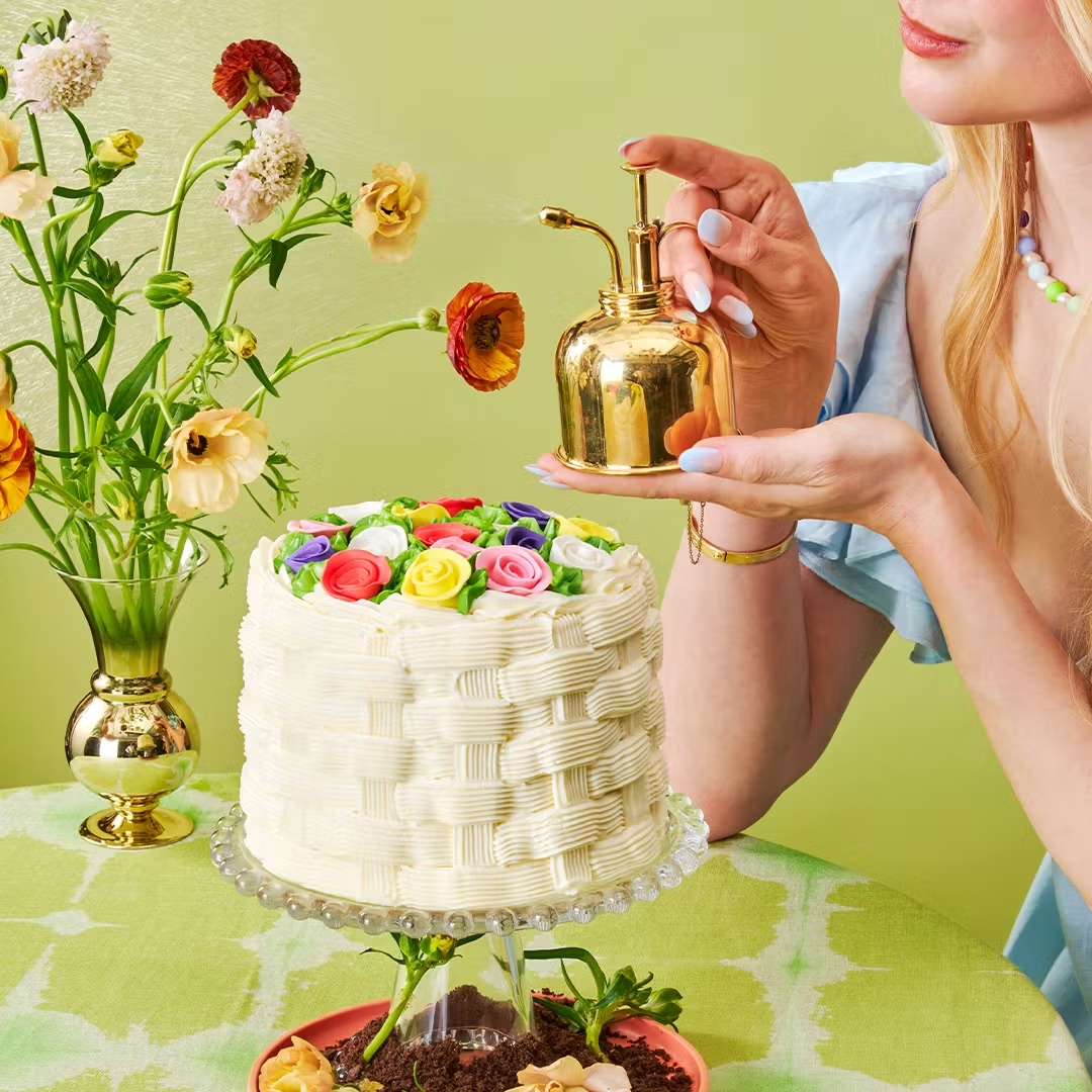 Mother's Day Lemon Basket Cake
