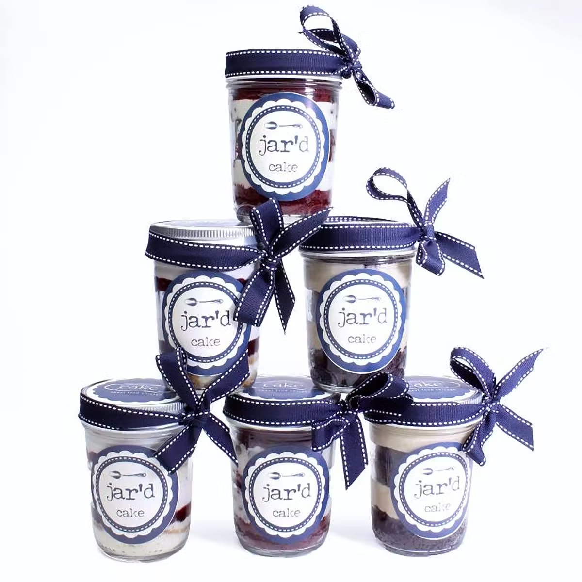 Jar'd Cakes Gift Box - 6 Pack