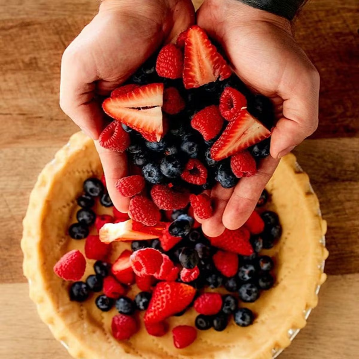 Three Berry Pie