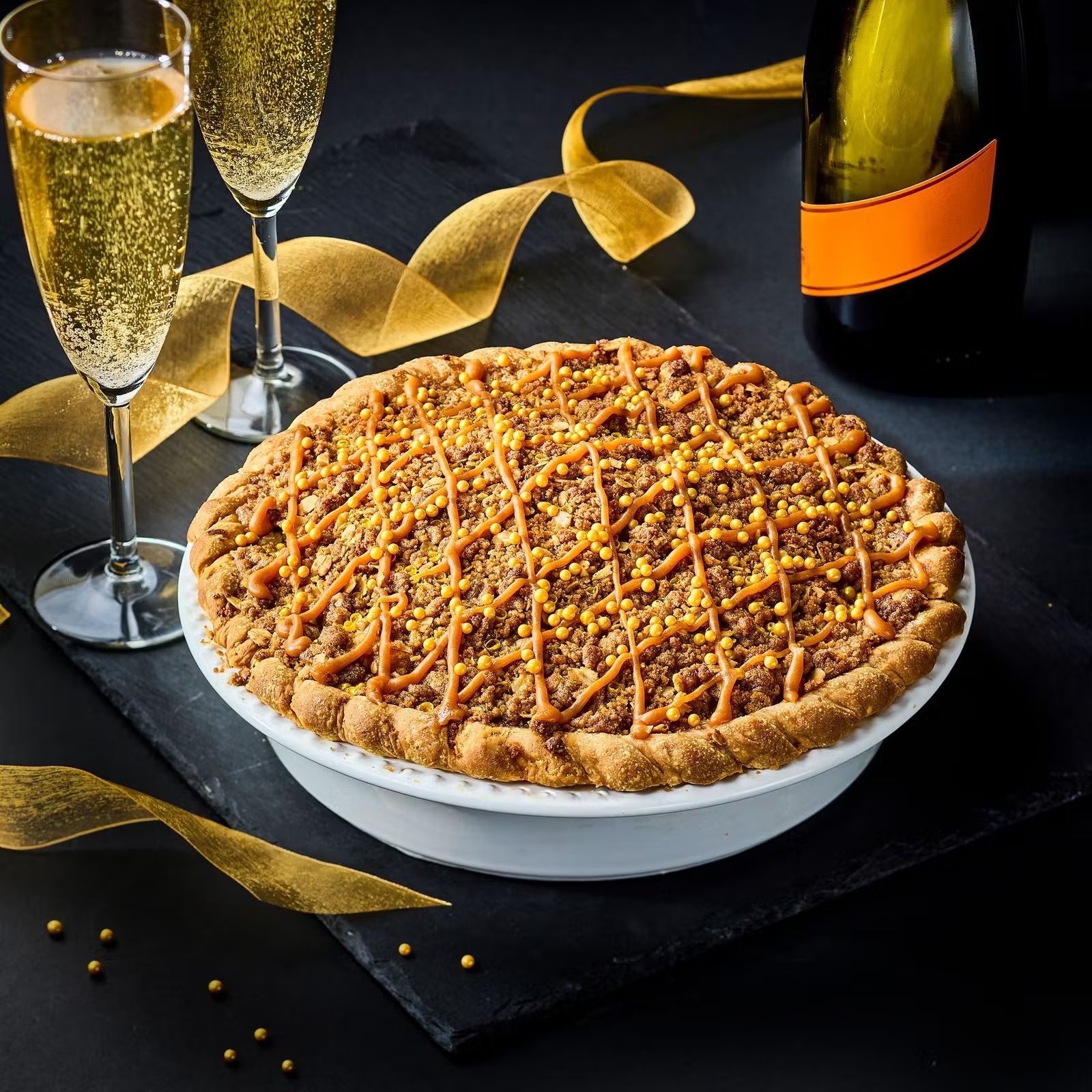 Sparkling Prosecco Apple Pie