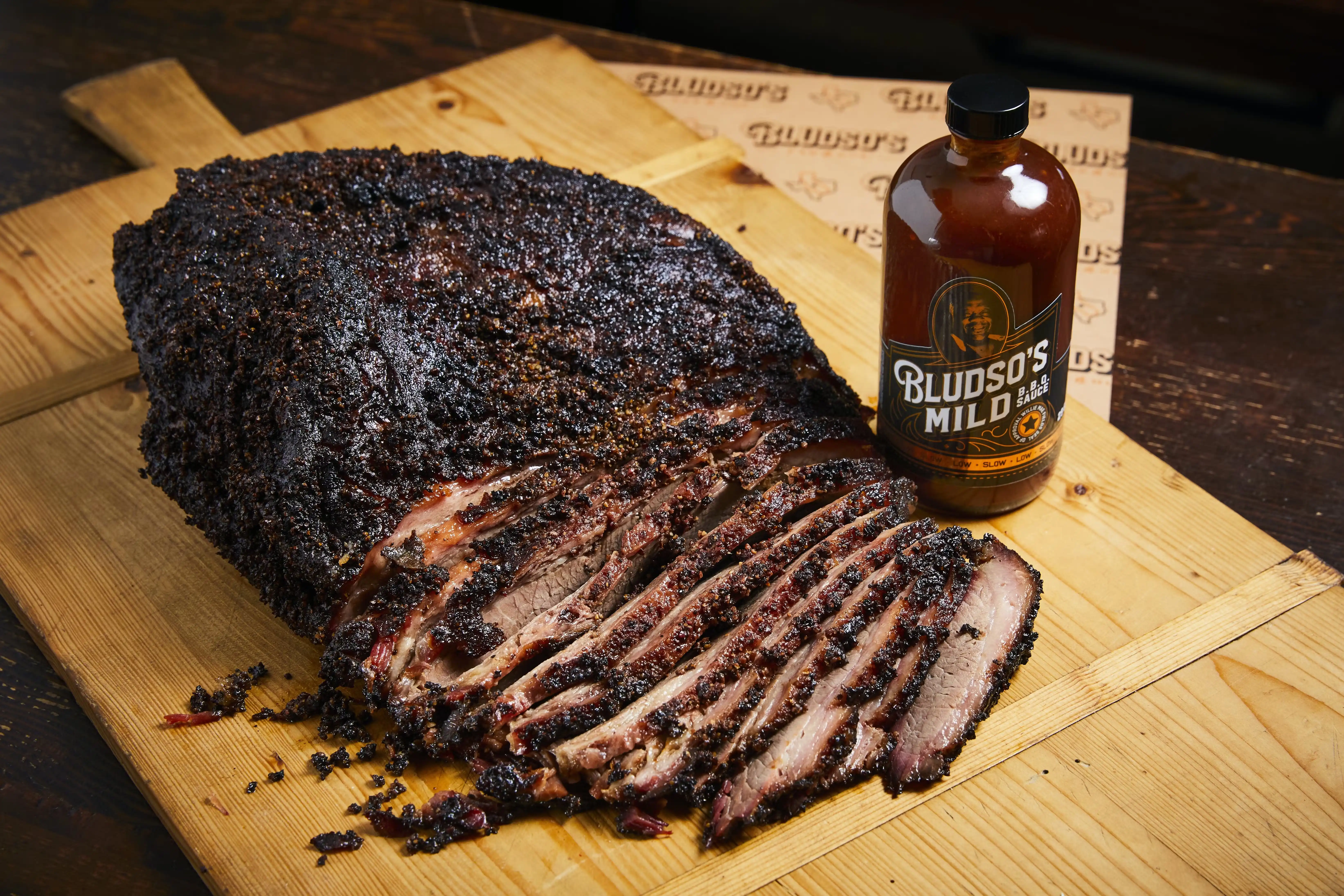 Smoked Whole BBQ Brisket, Unsliced - Serves 16+