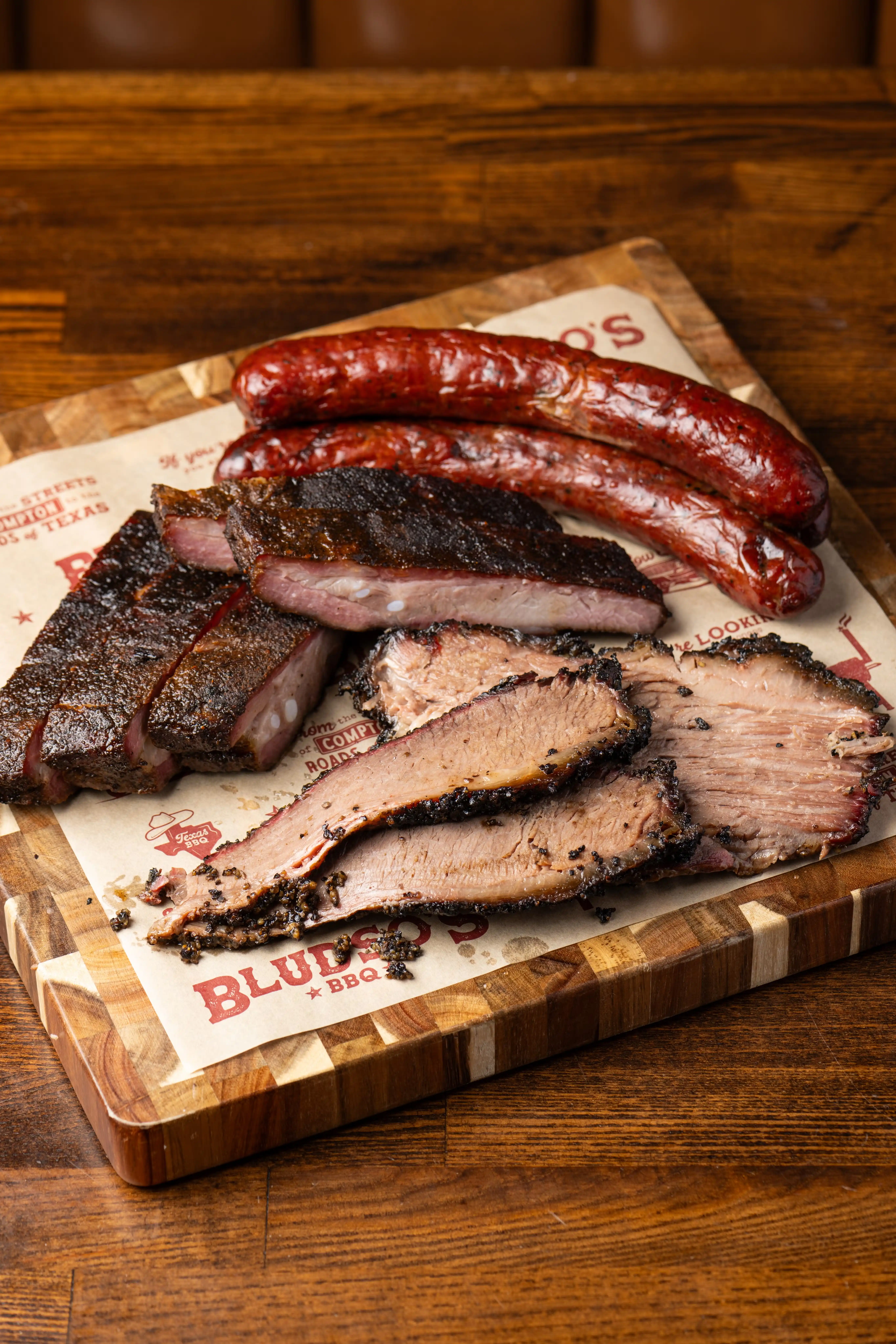 Mini Trinity BBQ Combo - Brisket, Ribs & Links