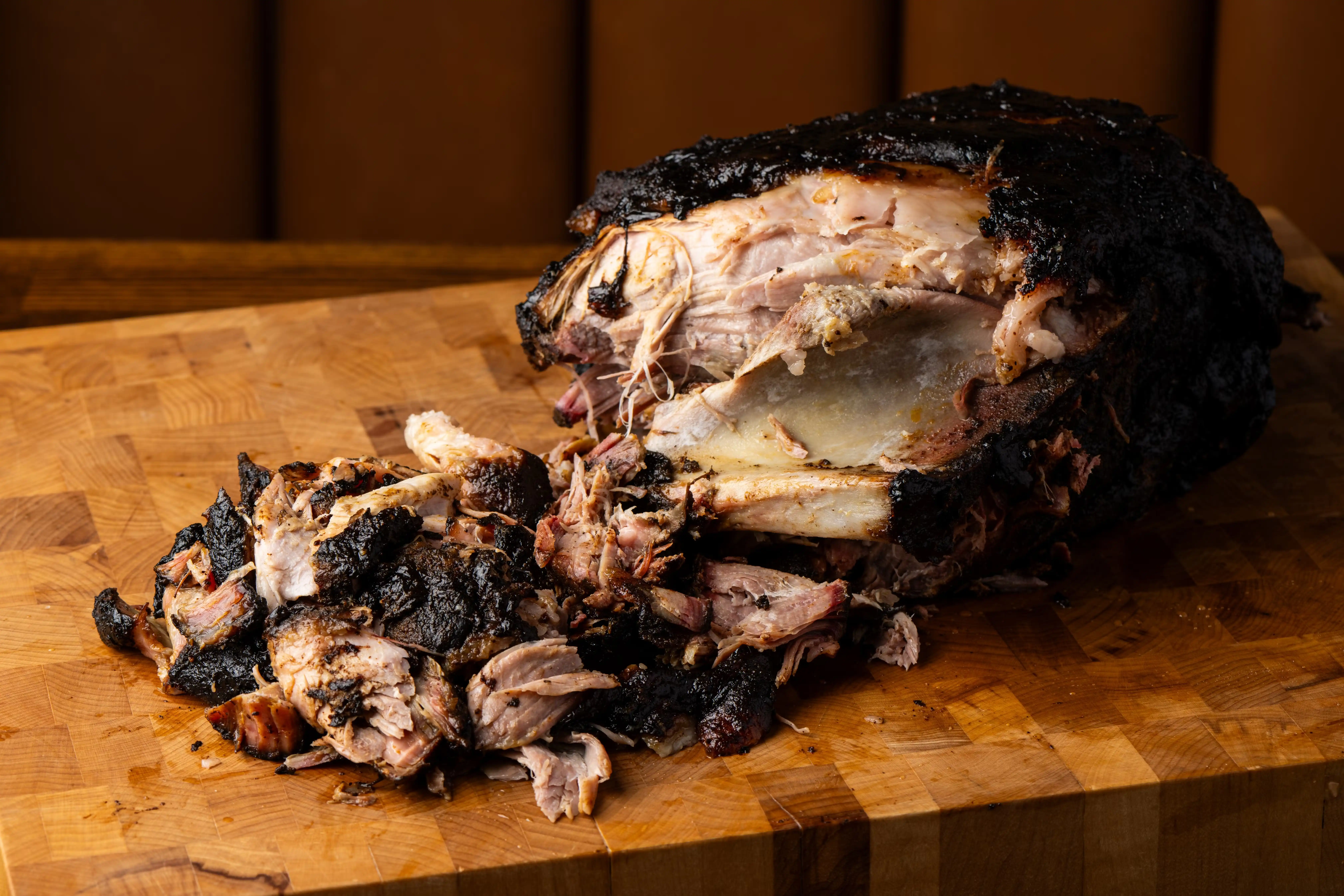 Smoked Whole BBQ Pork Shoulder - Serves 10-15