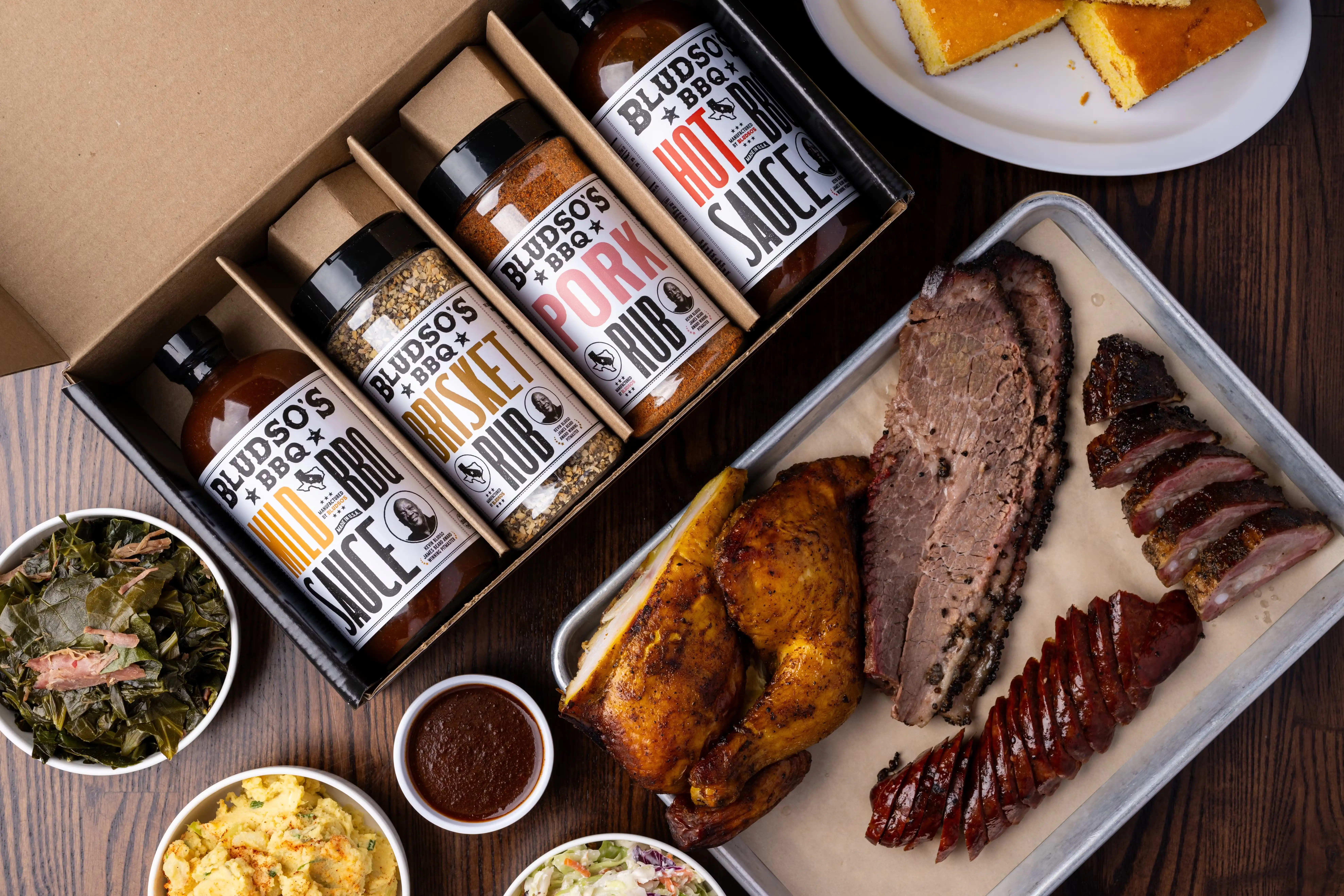 Bludso's BBQ Sauce & Rub Gift Set - 4 Pack