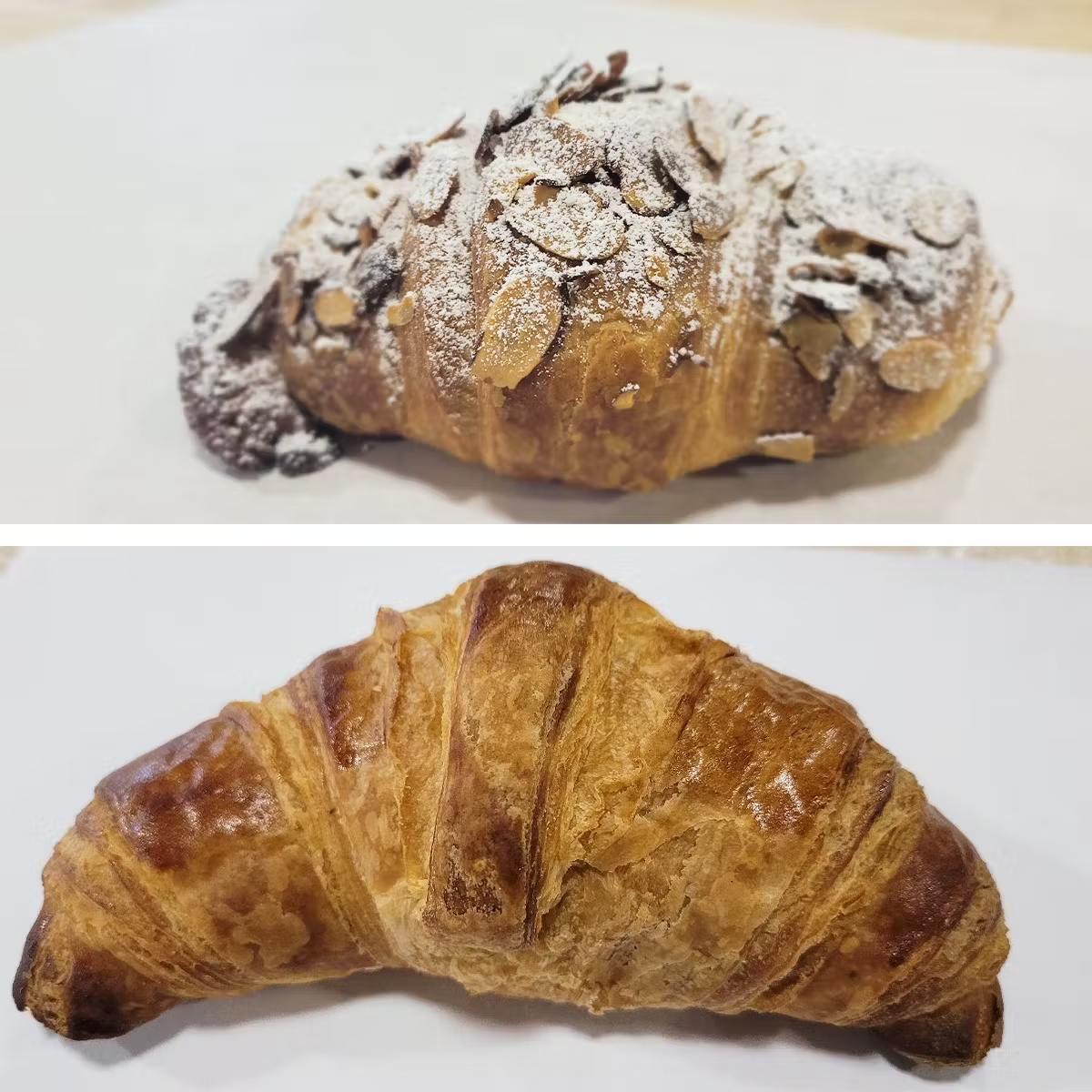 Plain + Almond Parisian Croissants Combo - 12 Pack