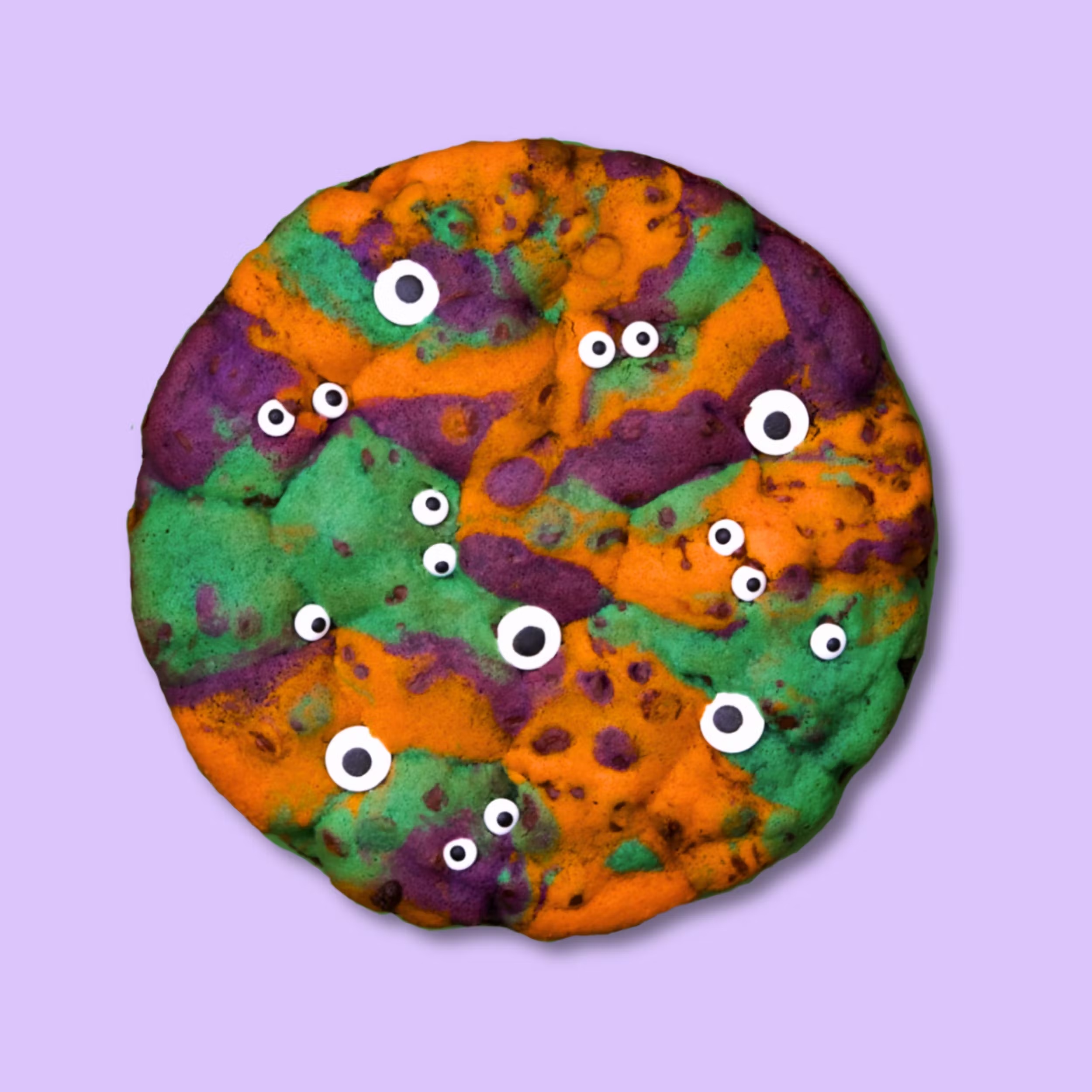 Halloween Monster Brookie Cake