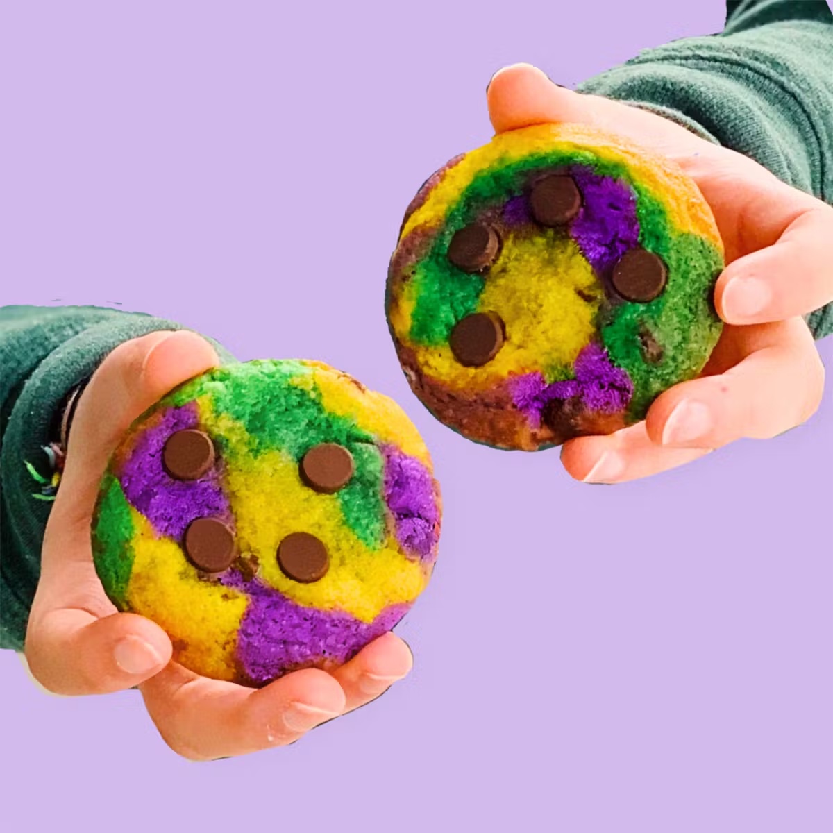 Mardi Gras Cookie Tin - 20 Pack