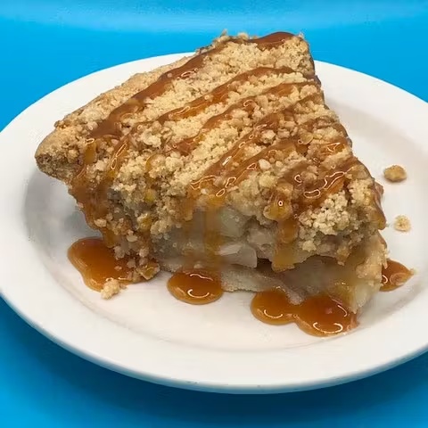 Caramel Apple Crunch Pie