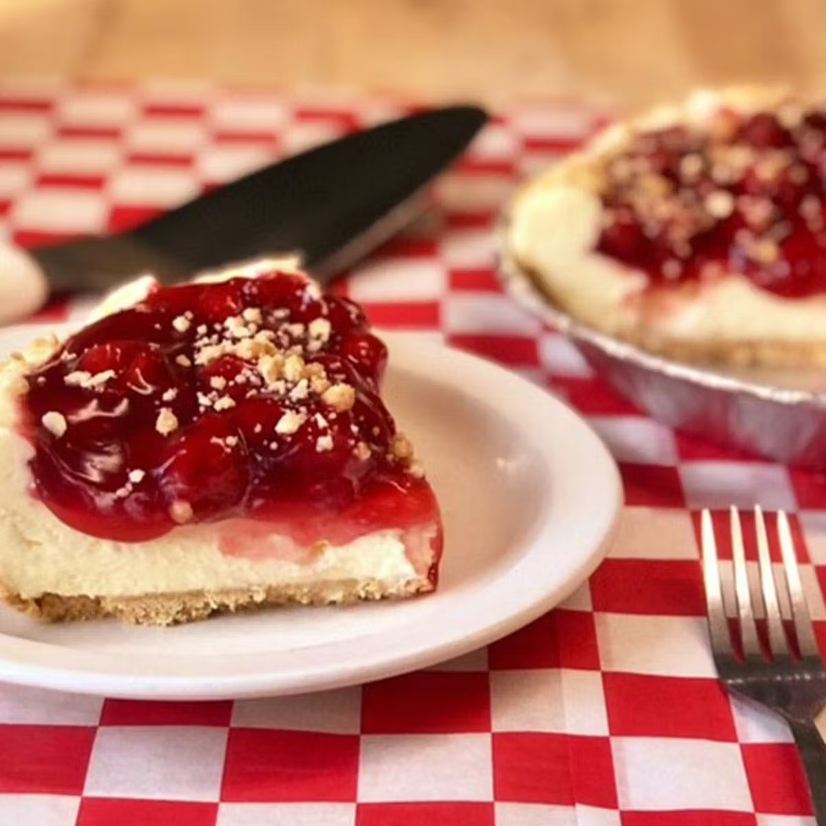French Cherry Cream Pie