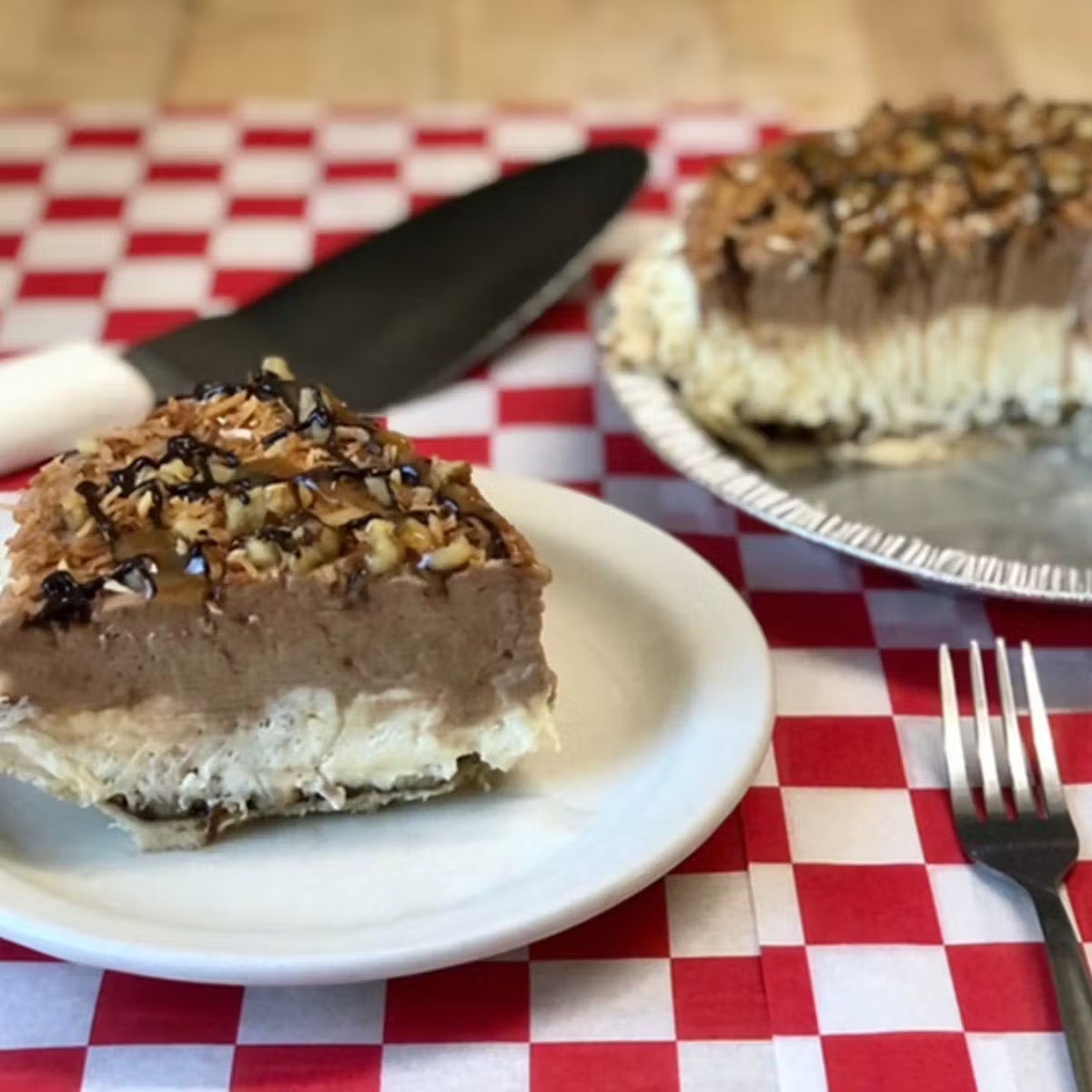 Turtle Coconut Cream Pie