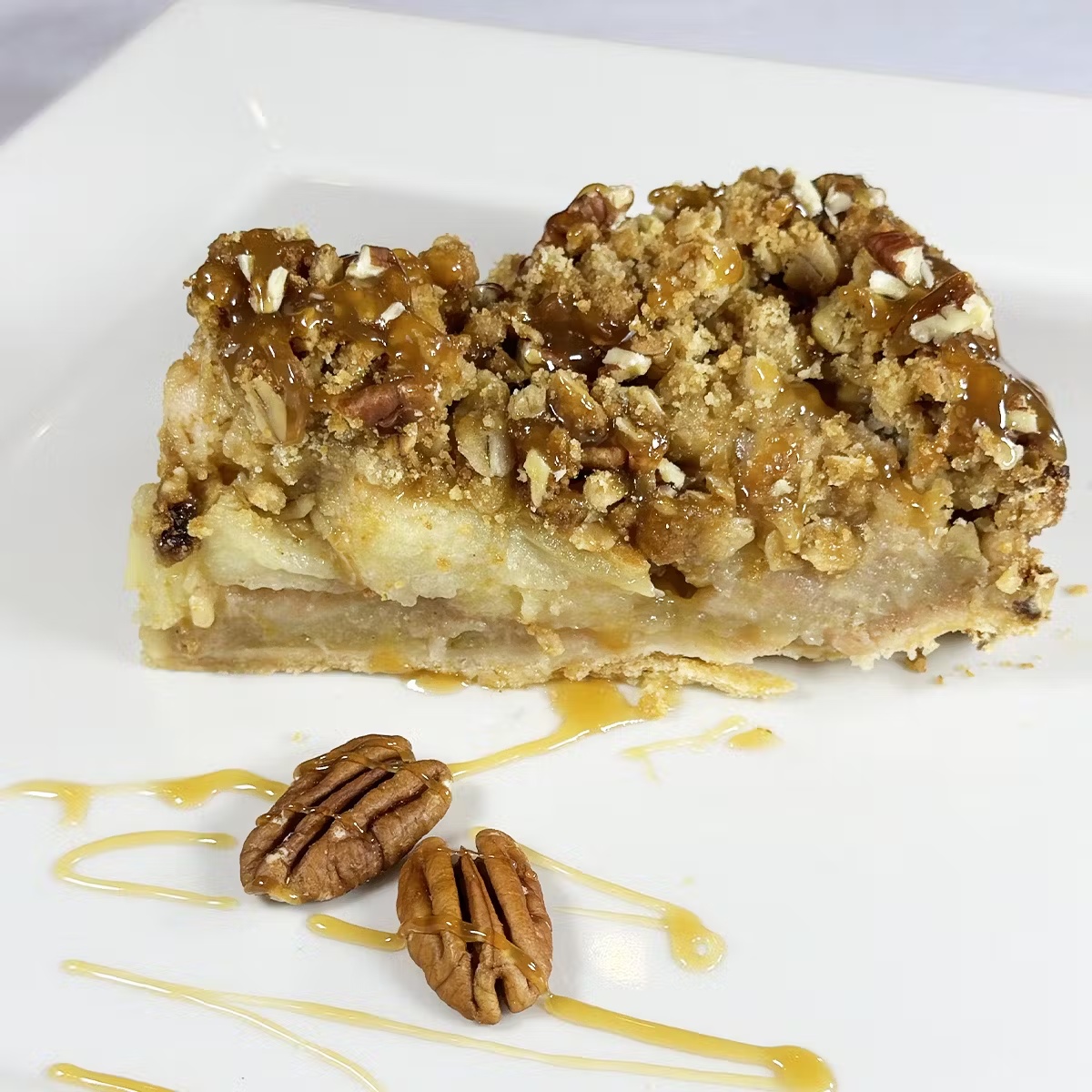 Caramel Apple Pecan Pie