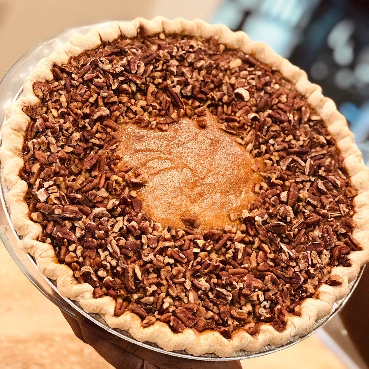 Sweet Potato Pecan Pie