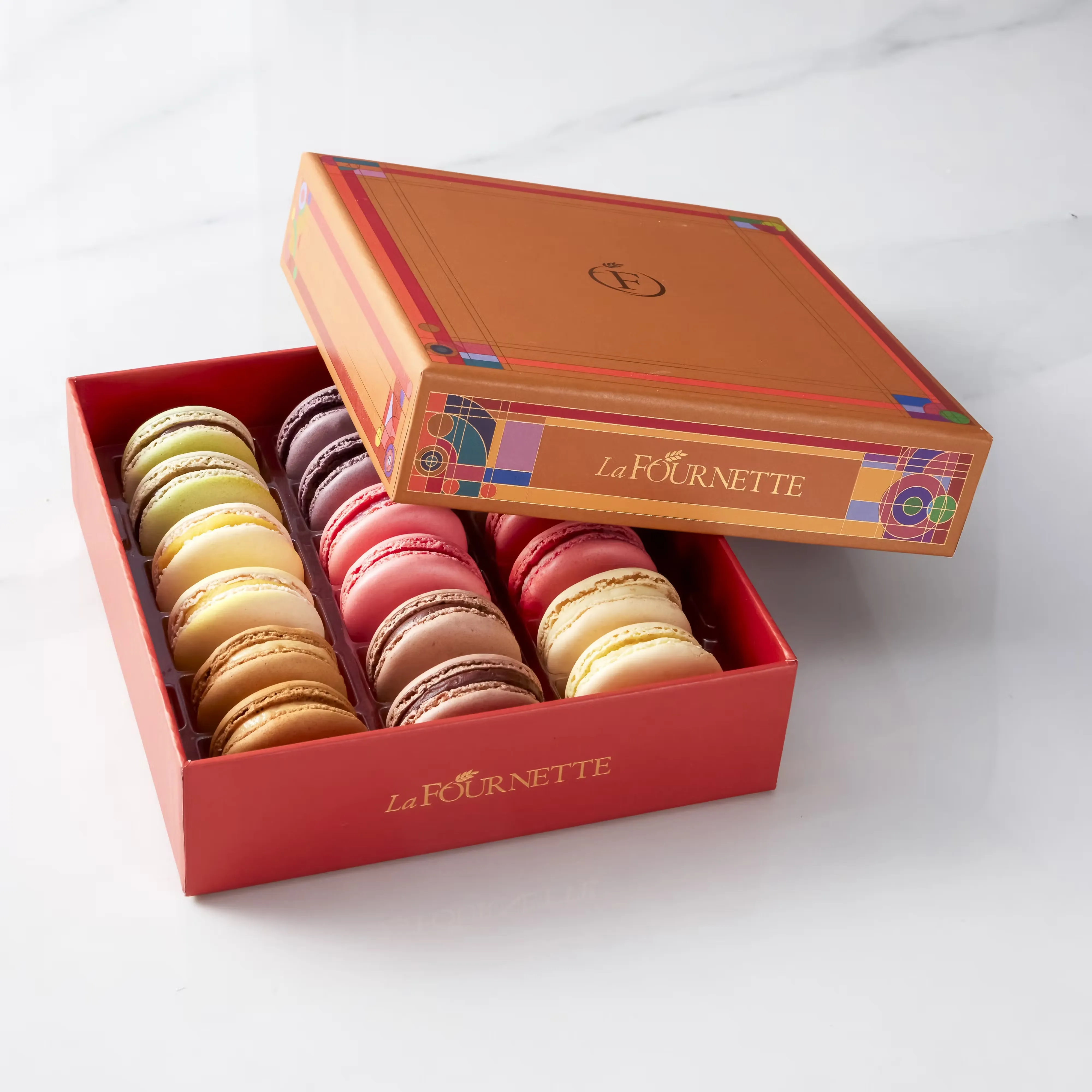 "A Tribute to Frank Lloyd Wright" Macarons - 18 Pack