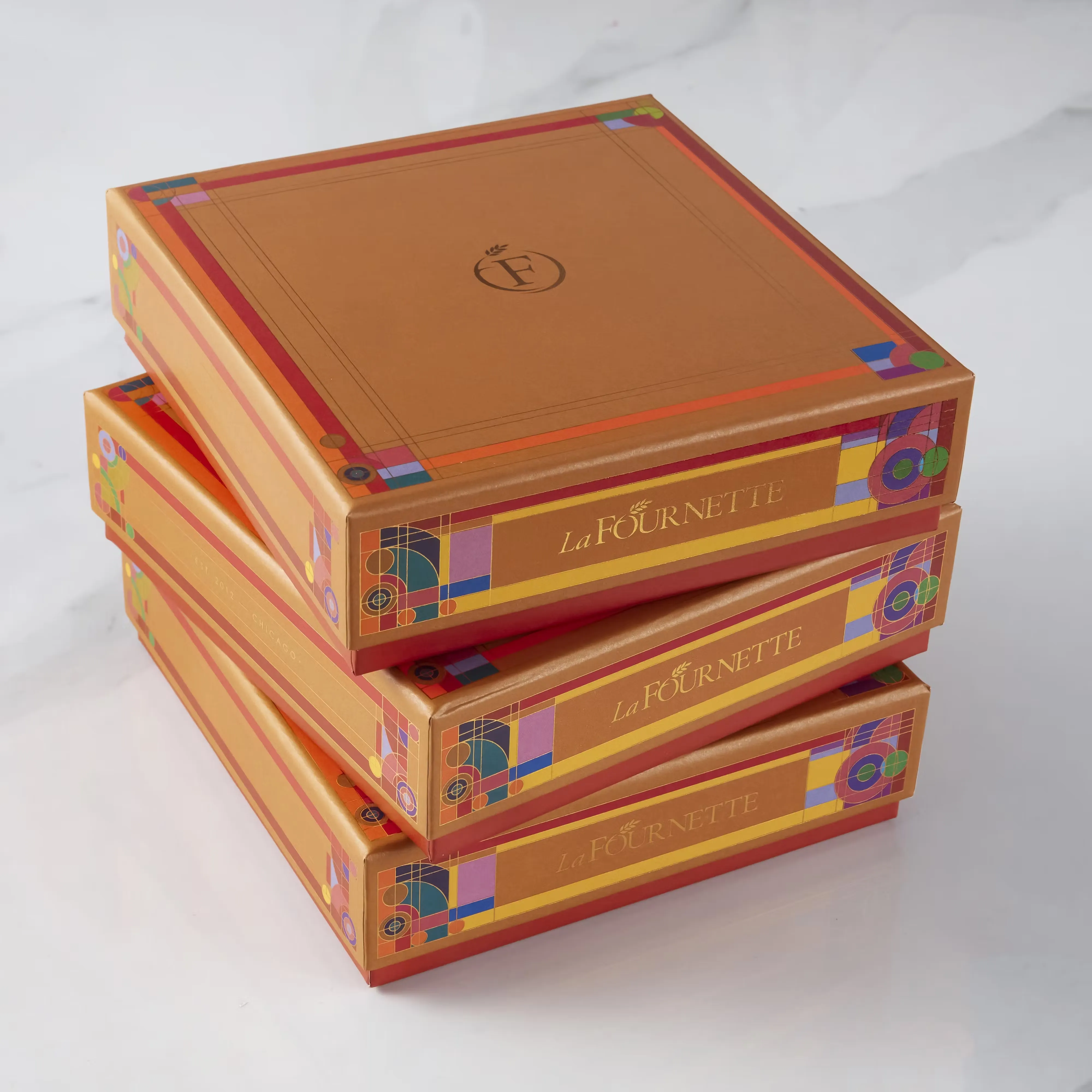 "A Tribute to Frank Lloyd Wright" Macarons - 18 Pack