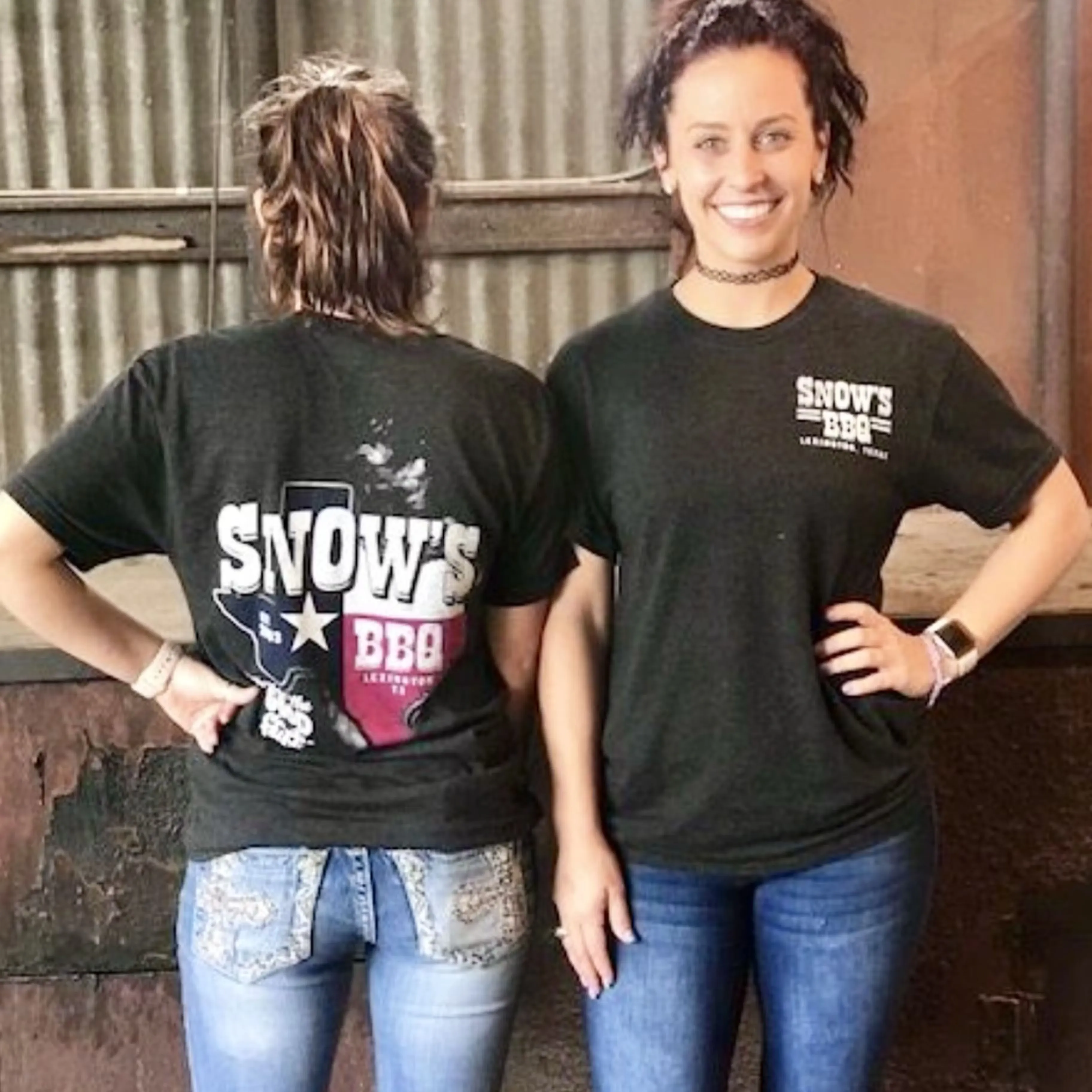 Snow's BBQ Black T-Shirt