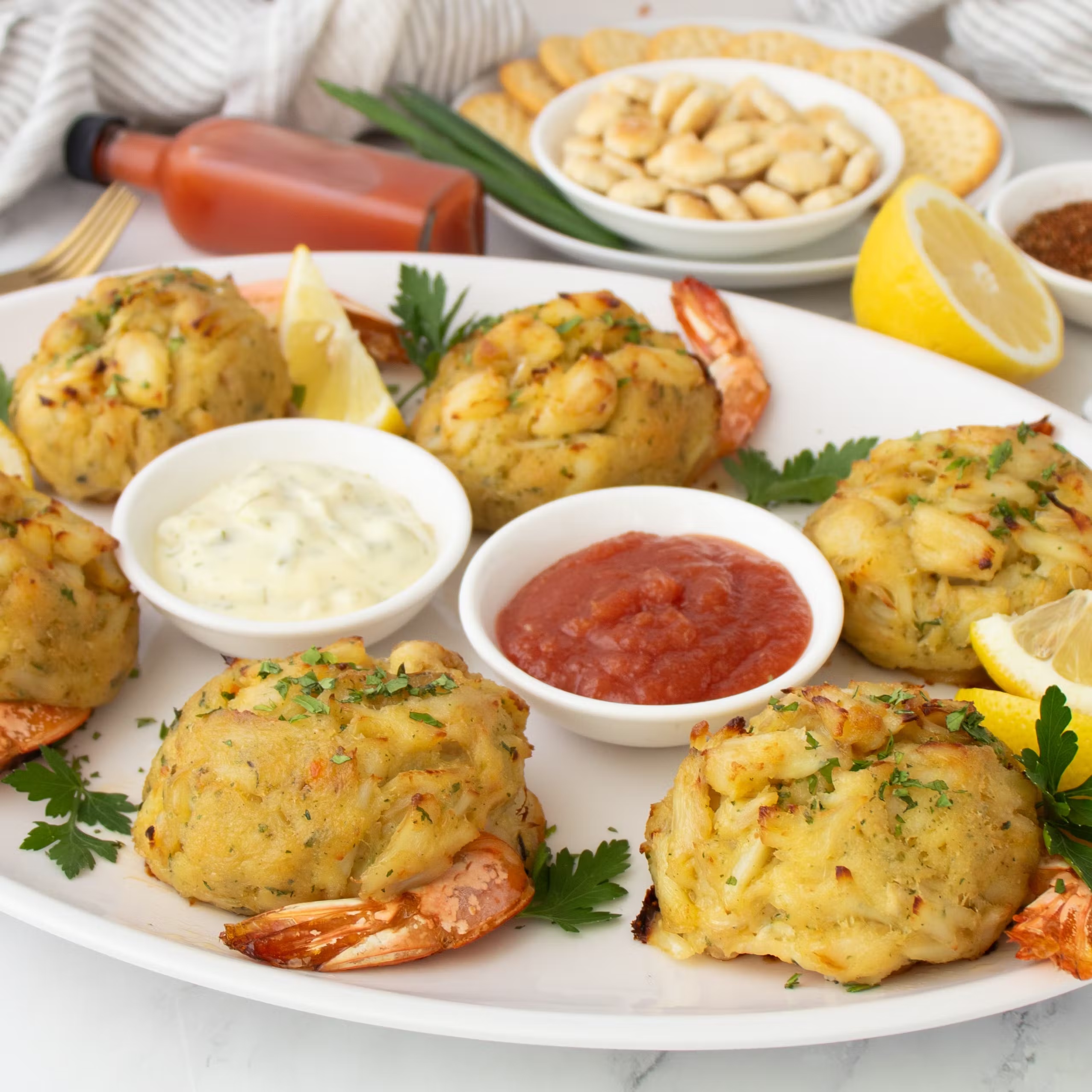 Crab Cake Stuffed Shrimp