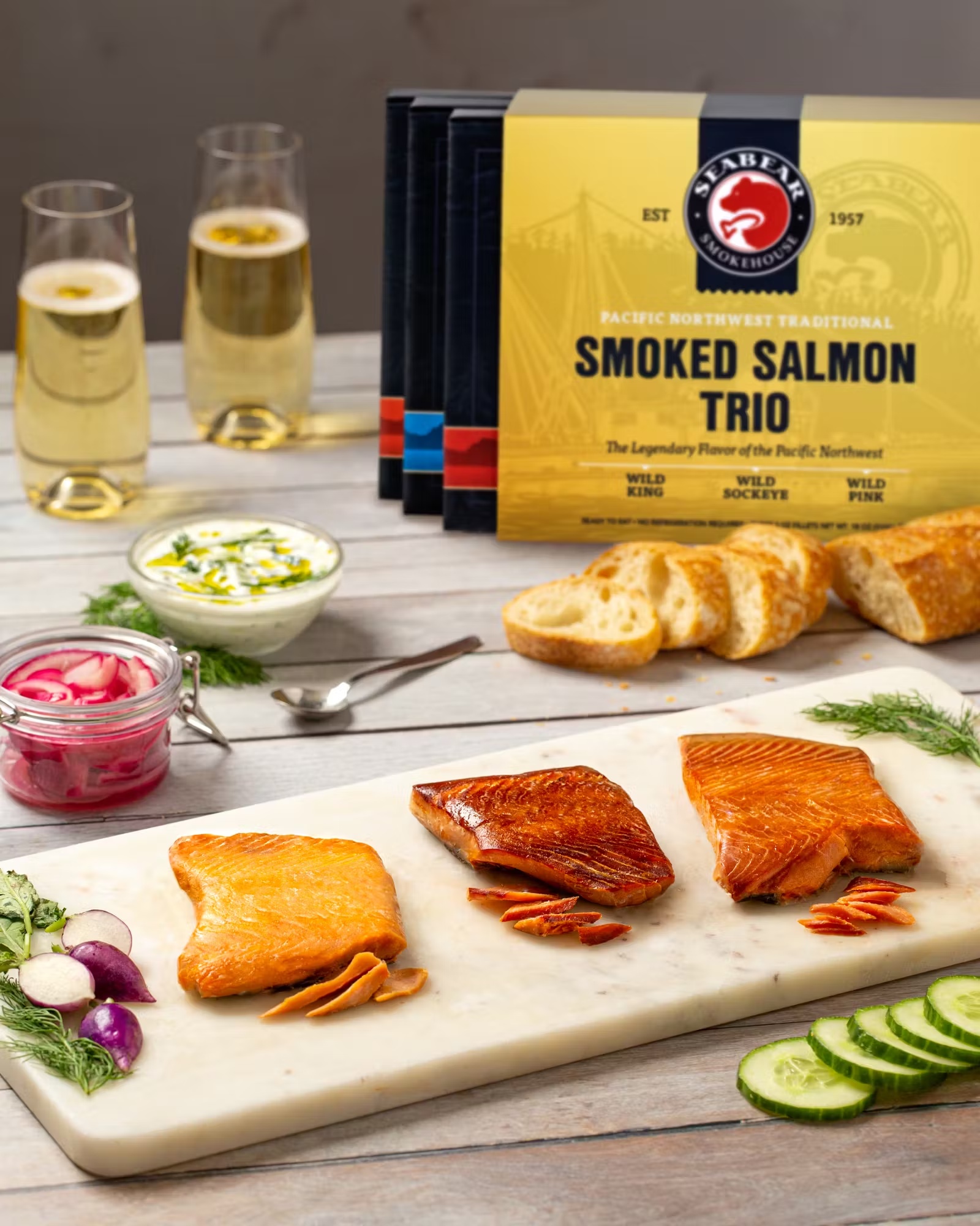 Smoked Salmon Trio Gift Box