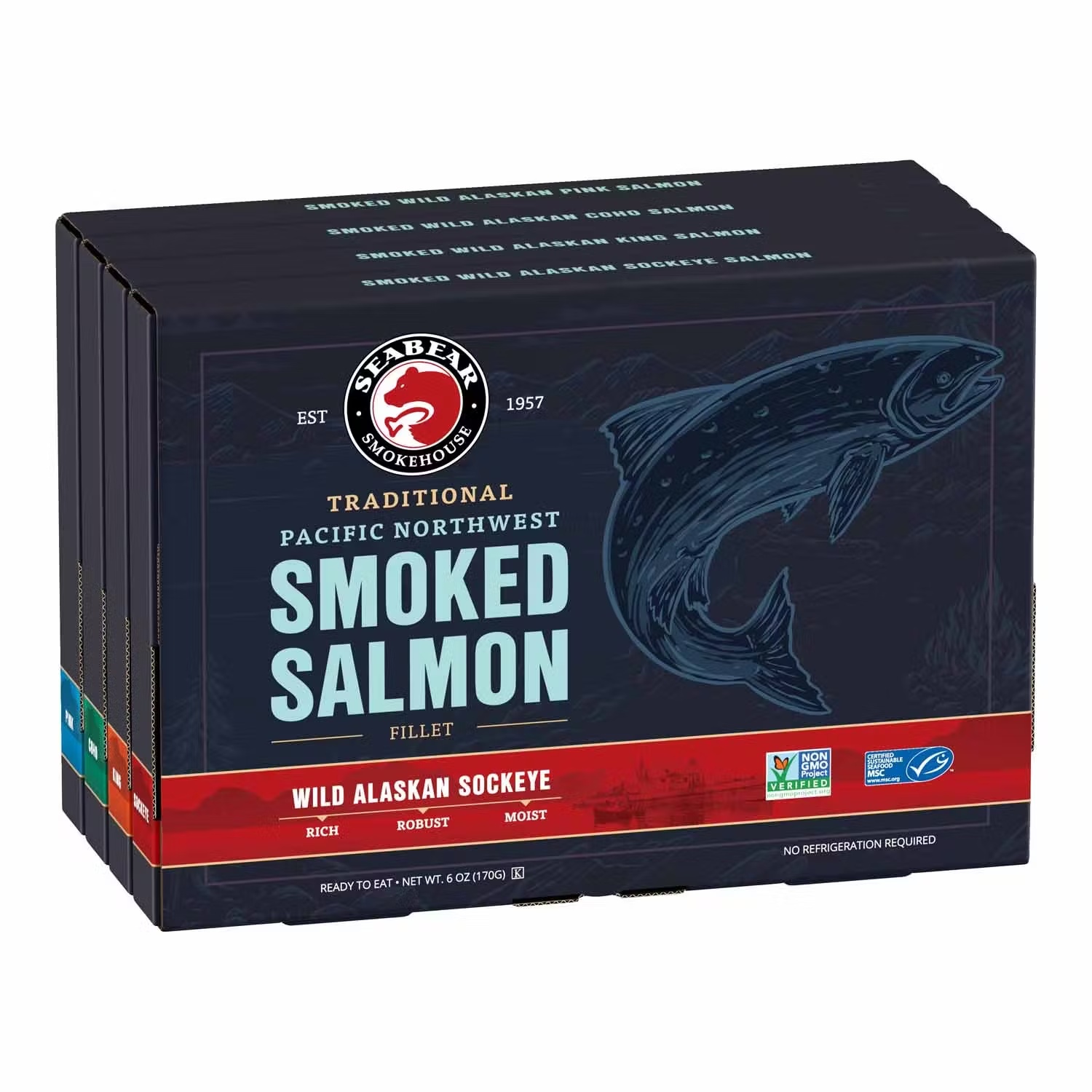 Smoked Salmon Quartet Gift Box
