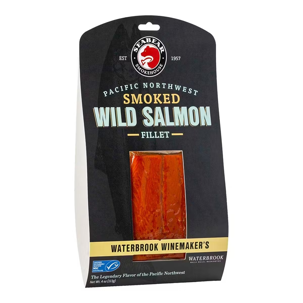 Waterbrook Winemaker's Smoked Wild Salmon - 4 Pack