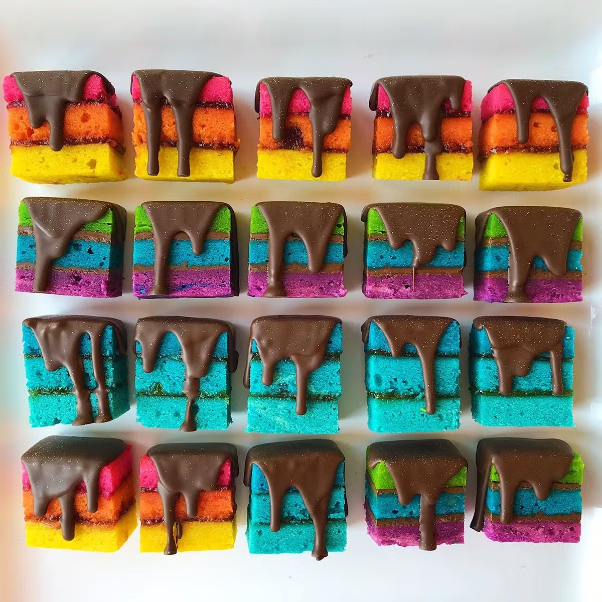 Rainbow Cookies Assorted Fillings - 20 Pack