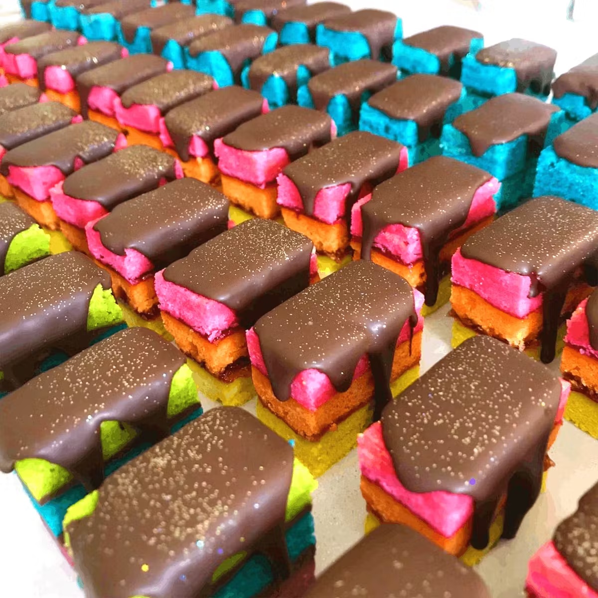 Rainbow Cookies Assorted Fillings - 40 Pack