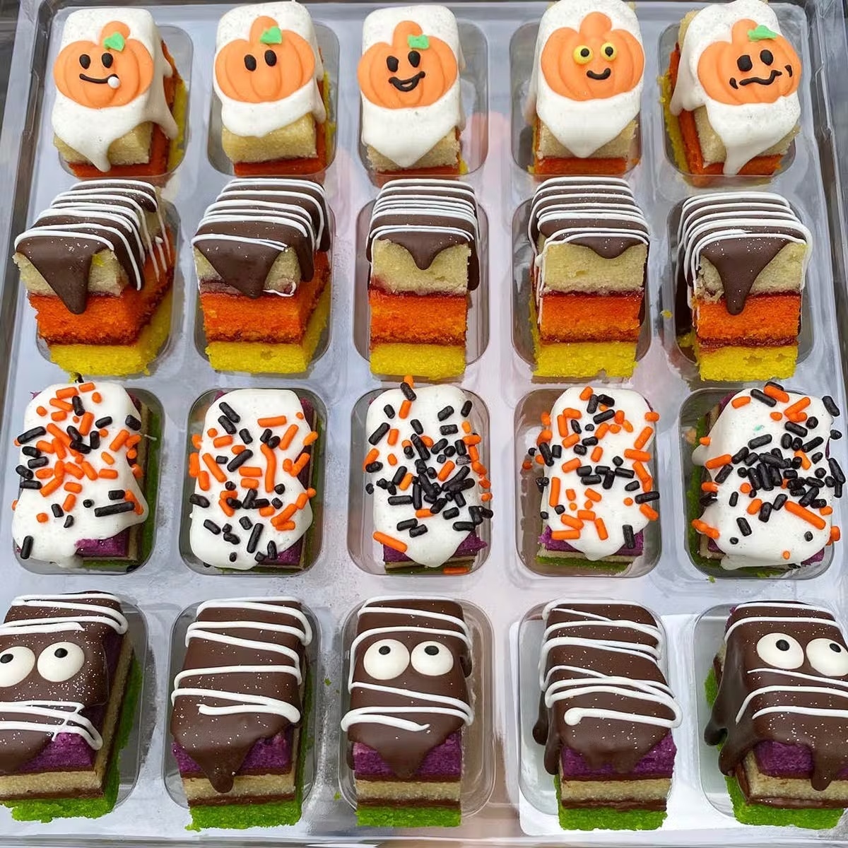 Halloween Rainbow Cookies - 20 Pack