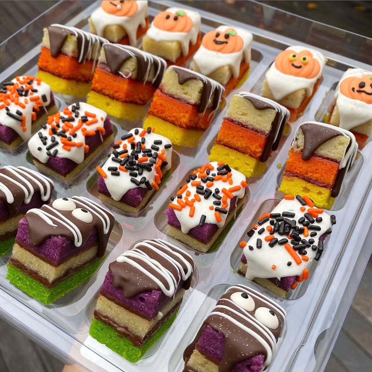 Halloween Rainbow Cookies - 20 Pack
