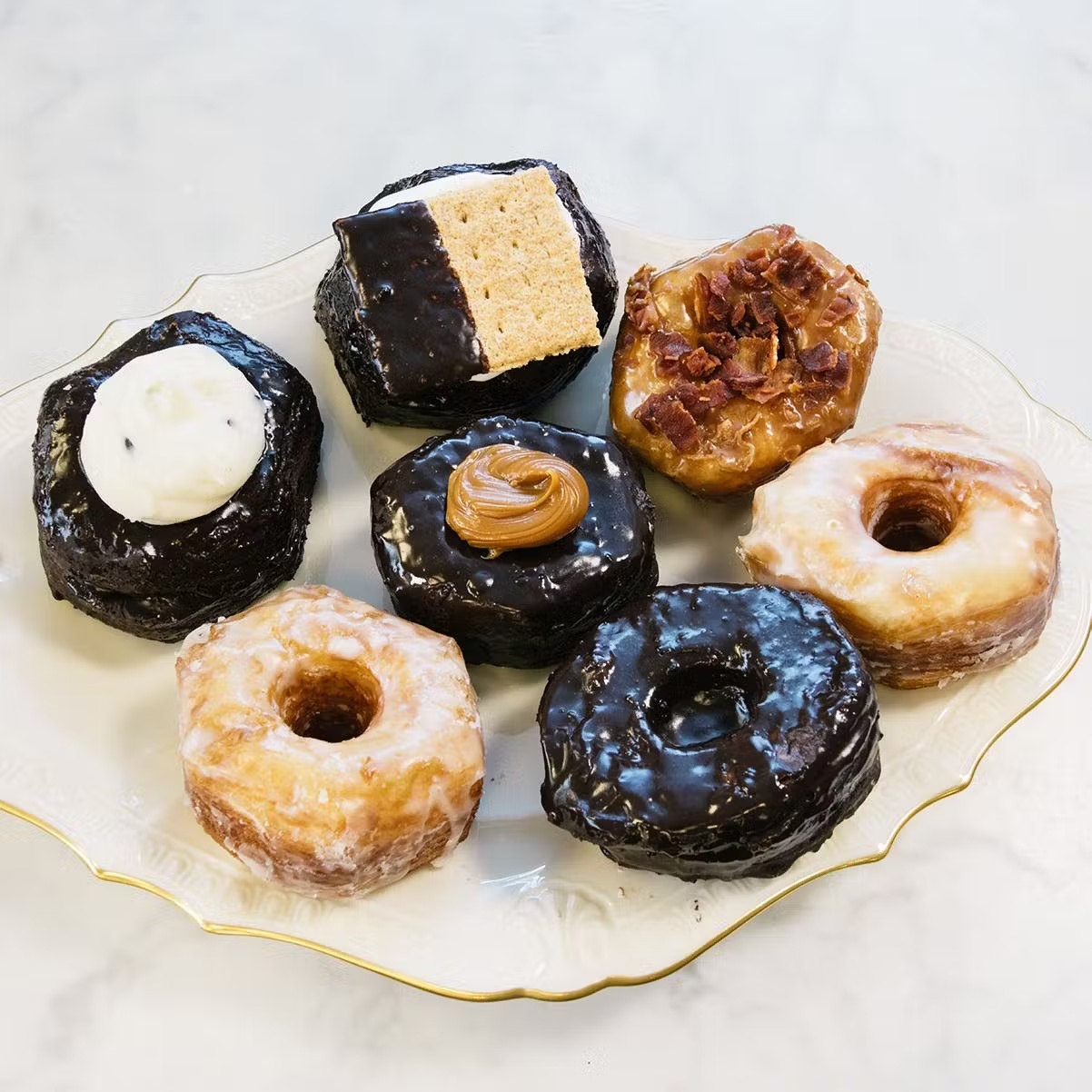 Assorted Croissant Donuts