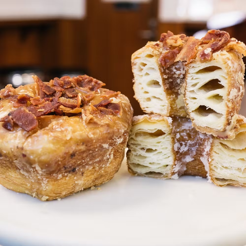 Maple-Glazed Bacon Croissant Donuts - 9 Pack