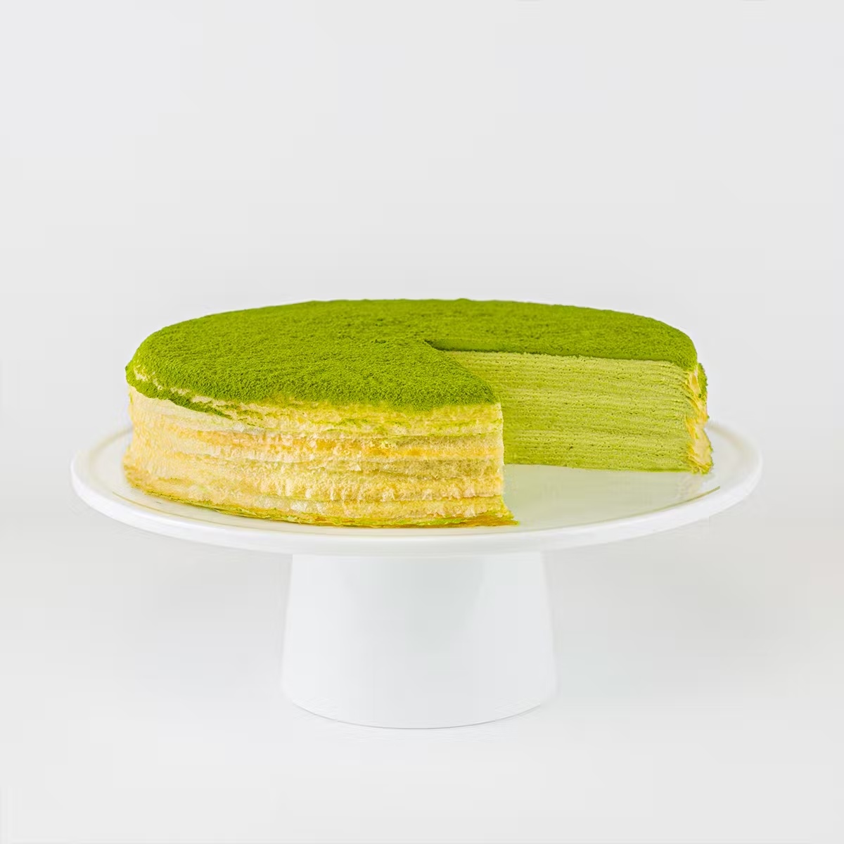 Green Tea Mille CrÃªpes Cake