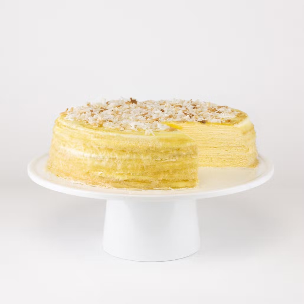 Coconut Mille CrÃªpes Cake